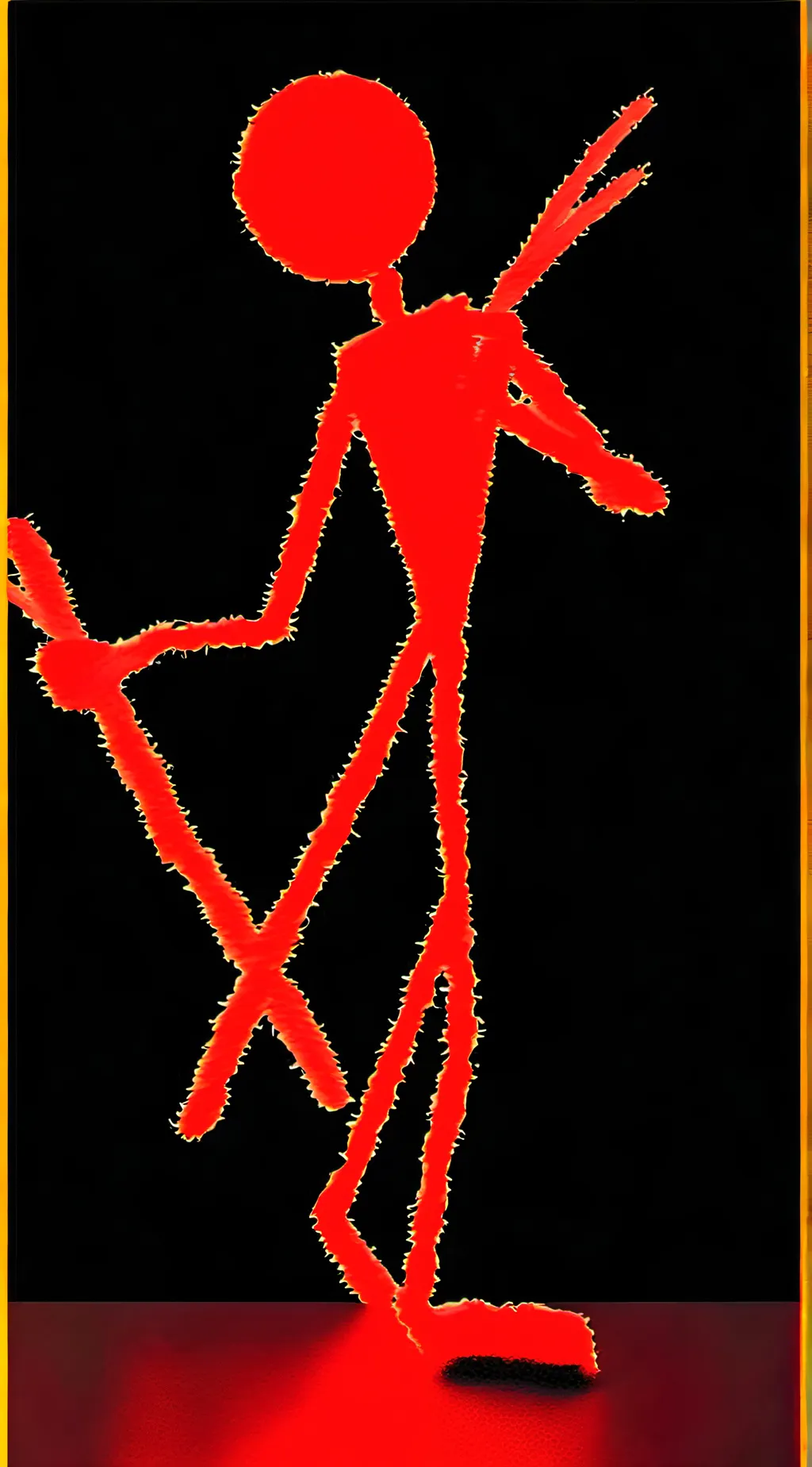 ai character: Red from alanbecke background