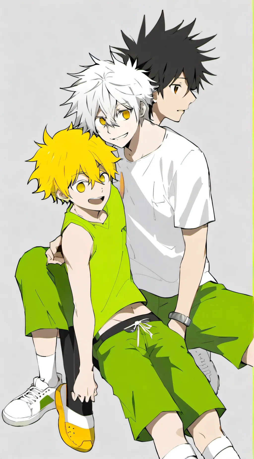 ai character: Bakugo and Todorki background