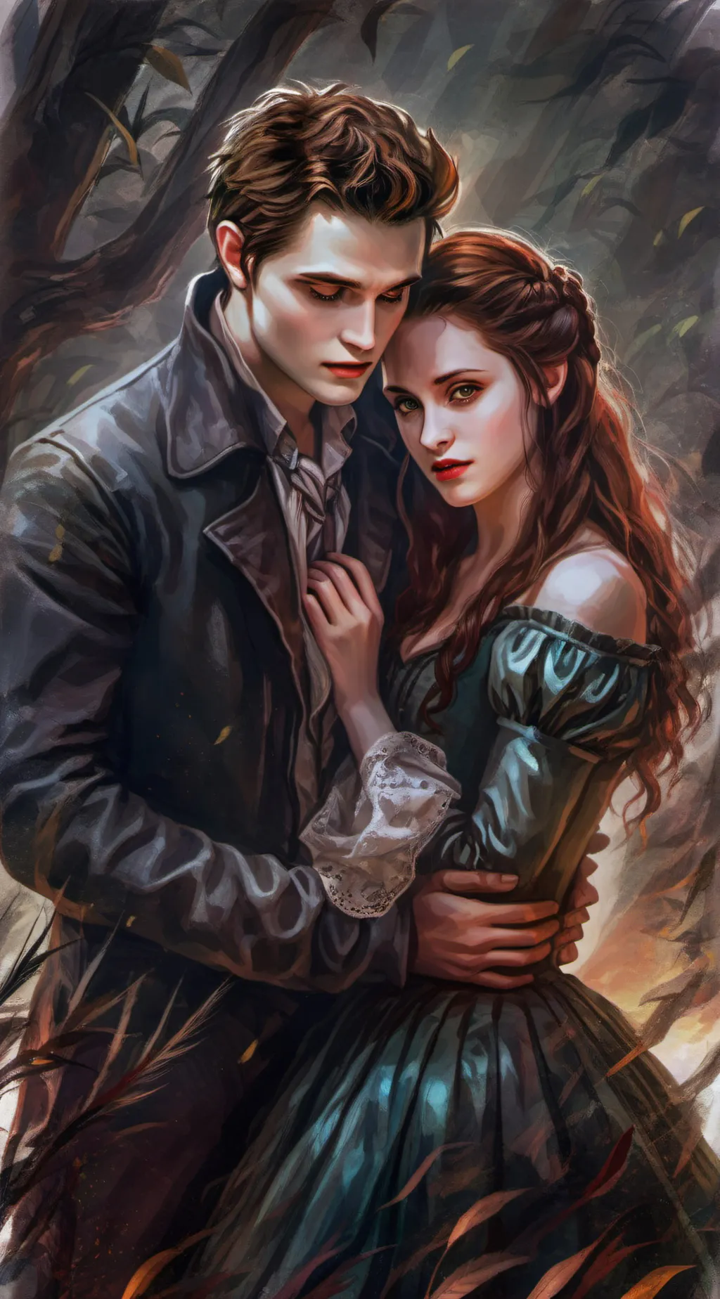 ai character: Bella and Edward background
