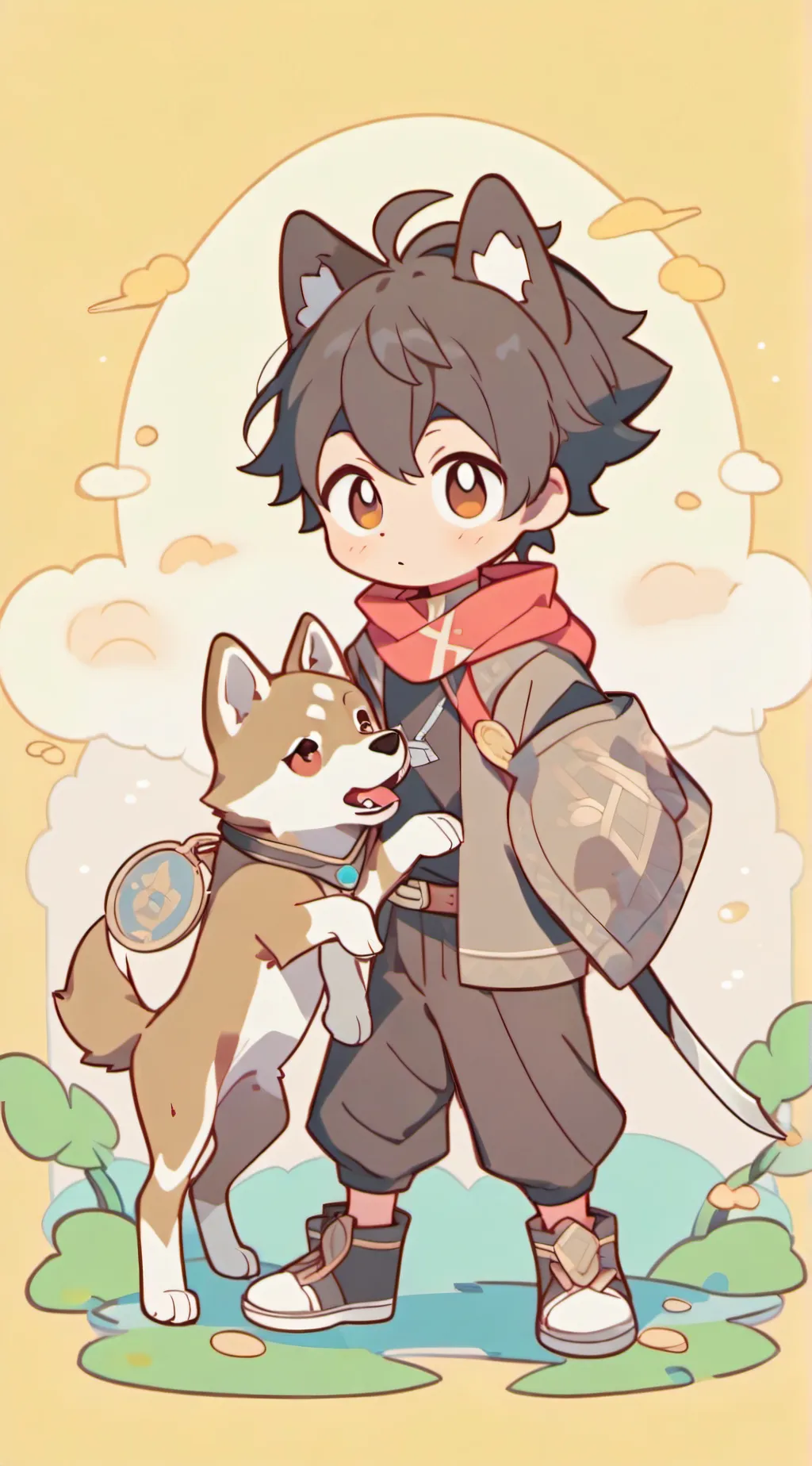 ai character: IDK background