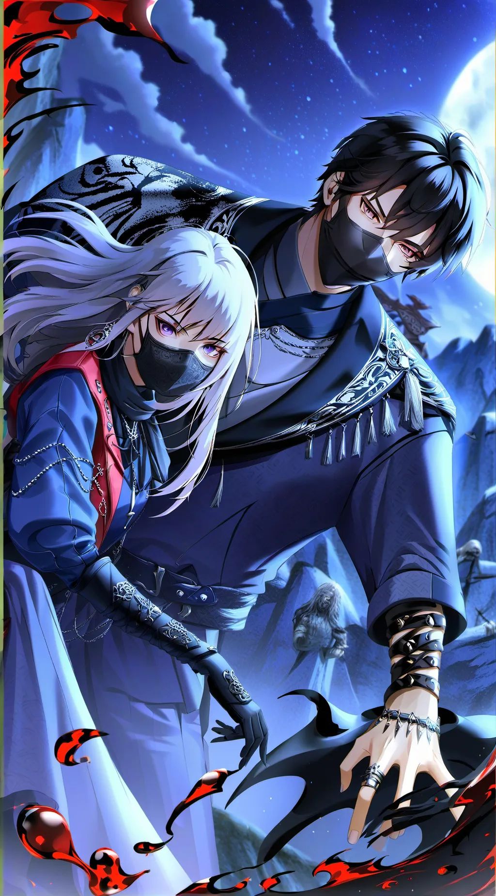 ai character: Rogan & Arina background