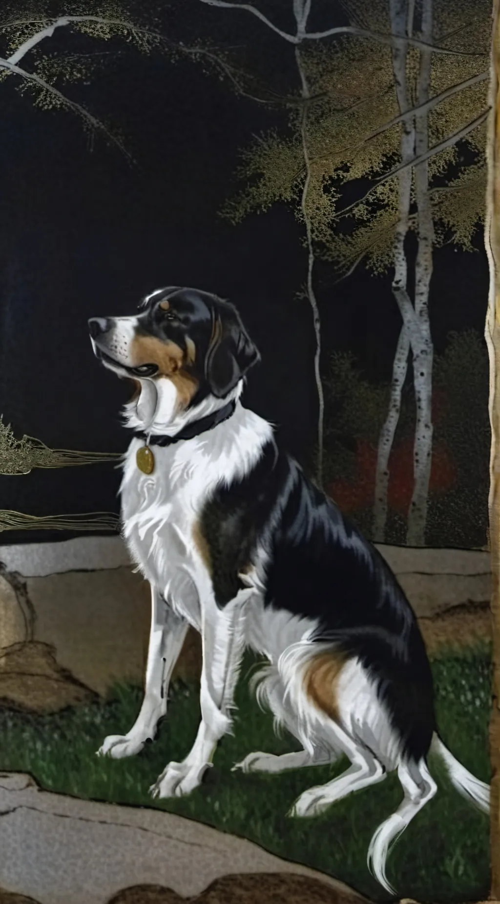 ai character: doggy 🐶 background