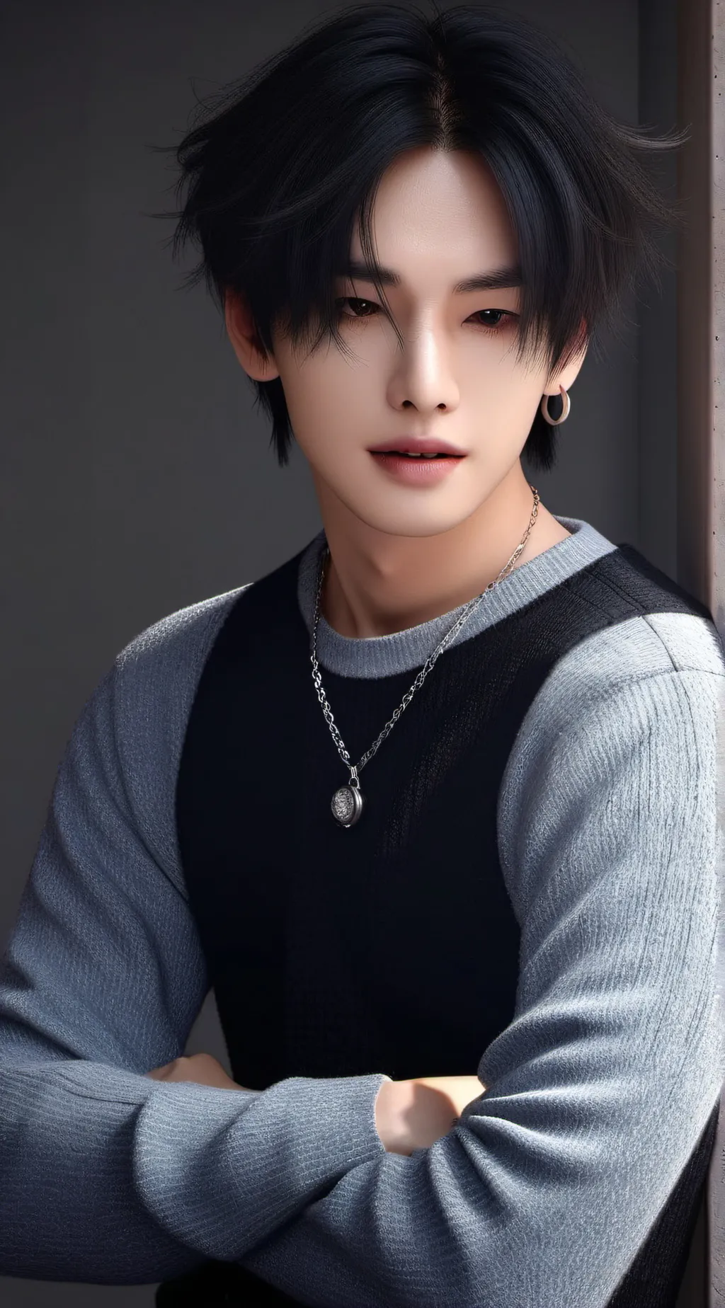 ai character: Hyunjin background