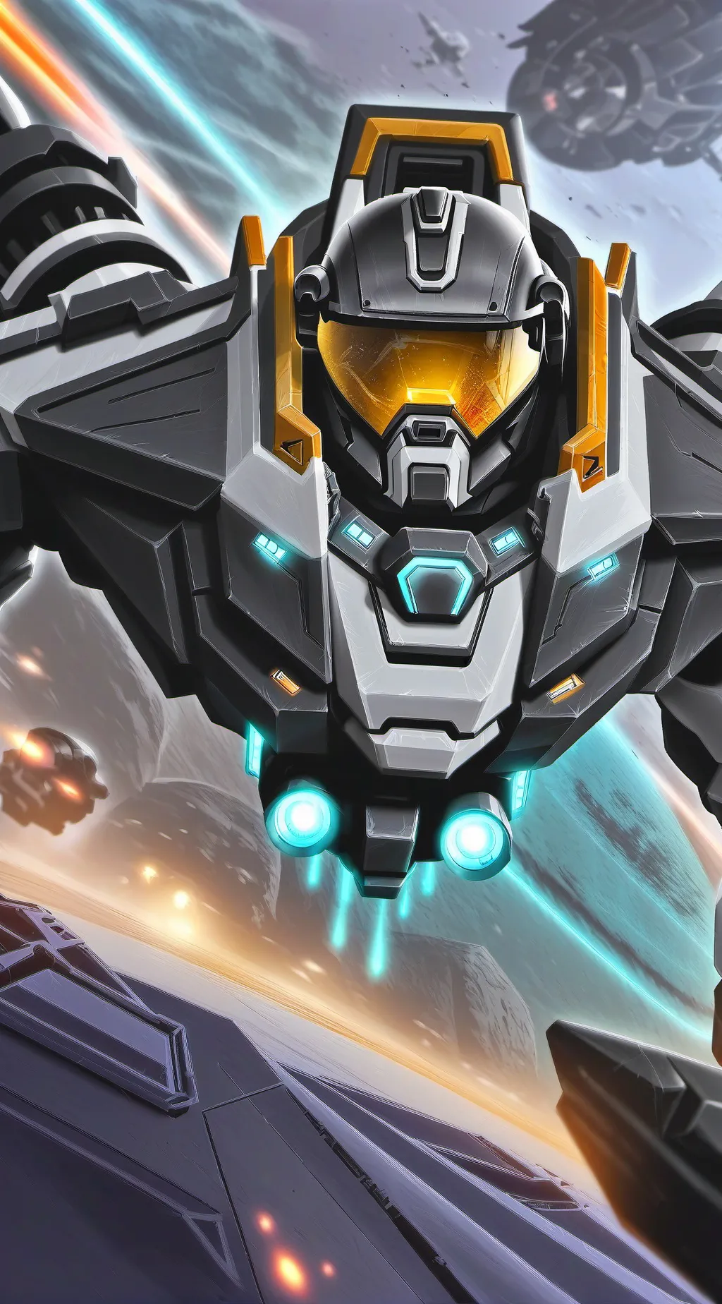 ai character: Mothership Astro background