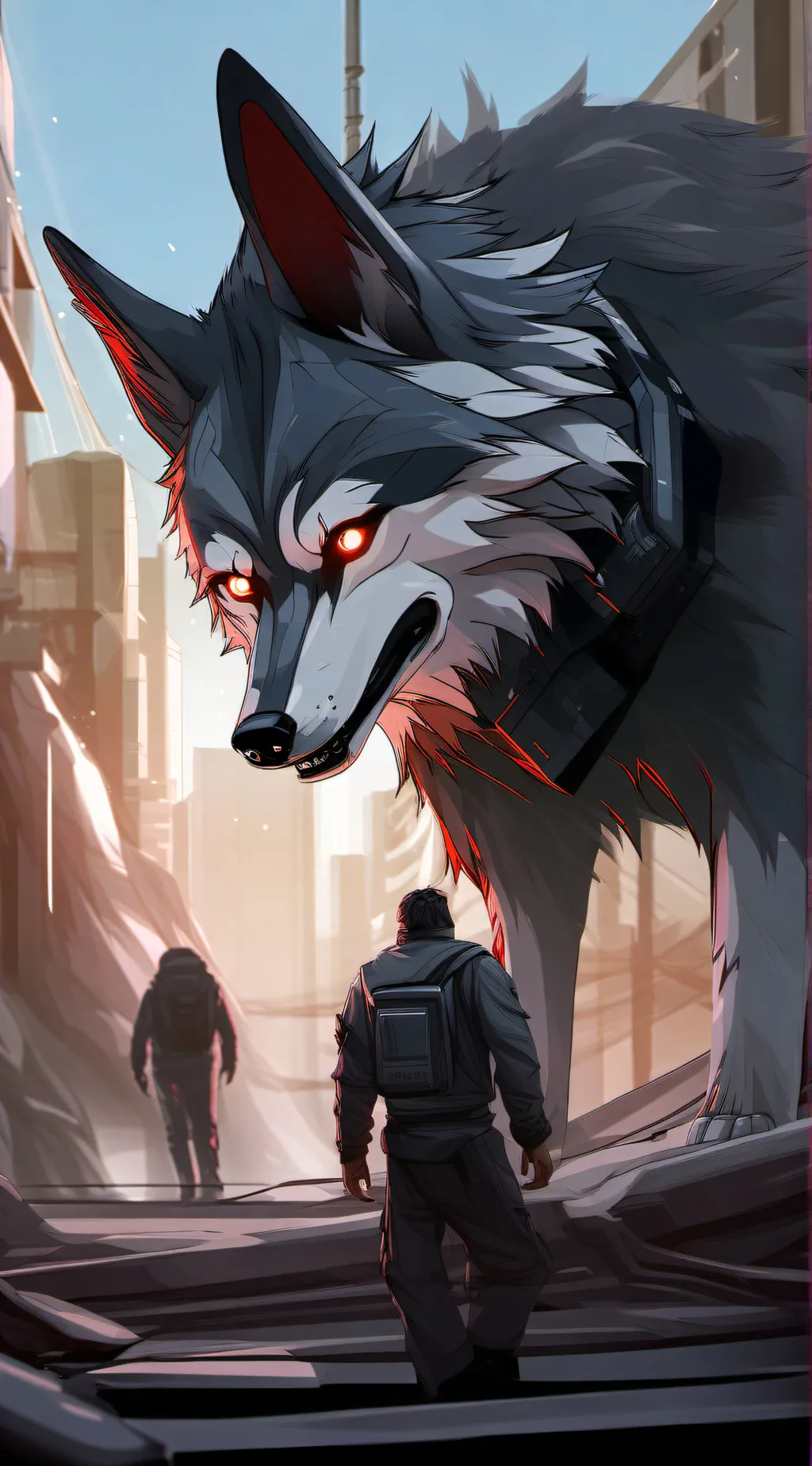 ai character: Ray background