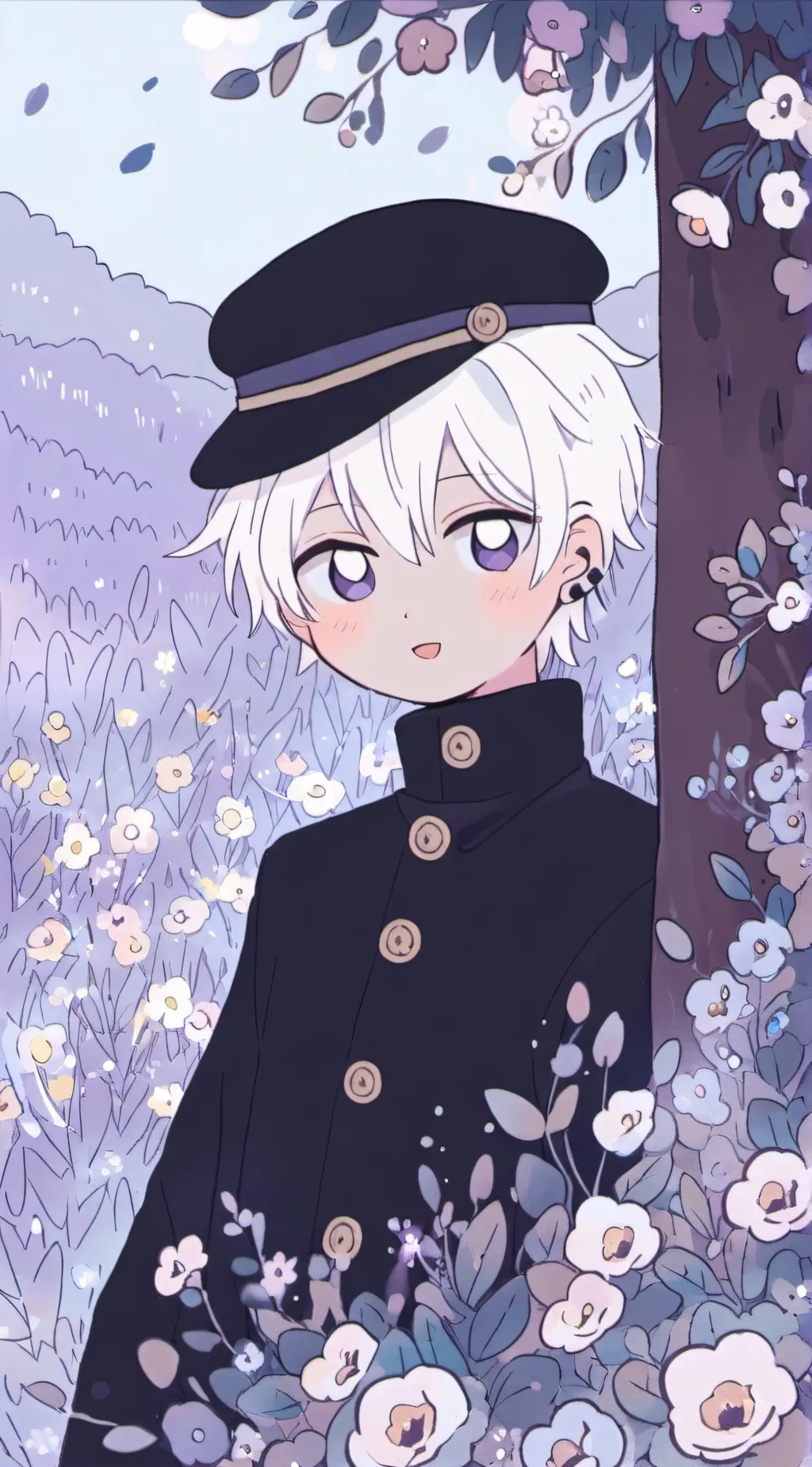 ai character: gojo background