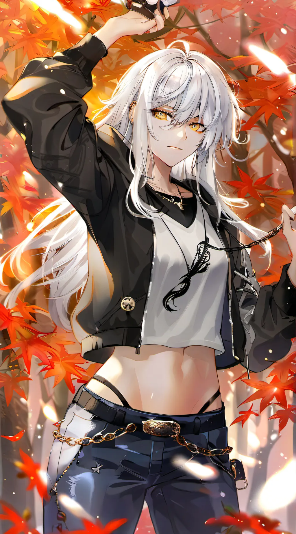 ai character: MHA long no see background