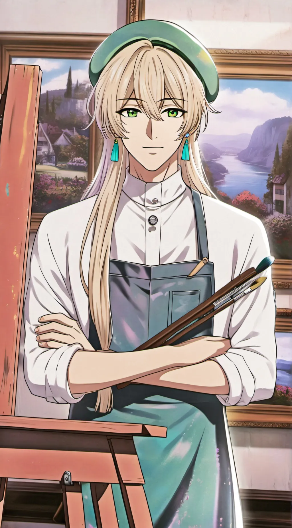 ai character: Blu Colora  background