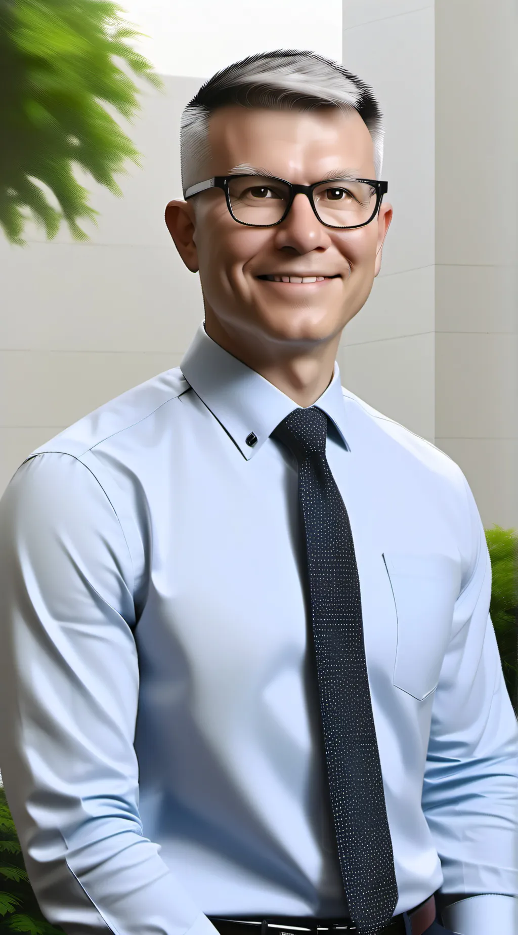 ai character: David baszucki  background