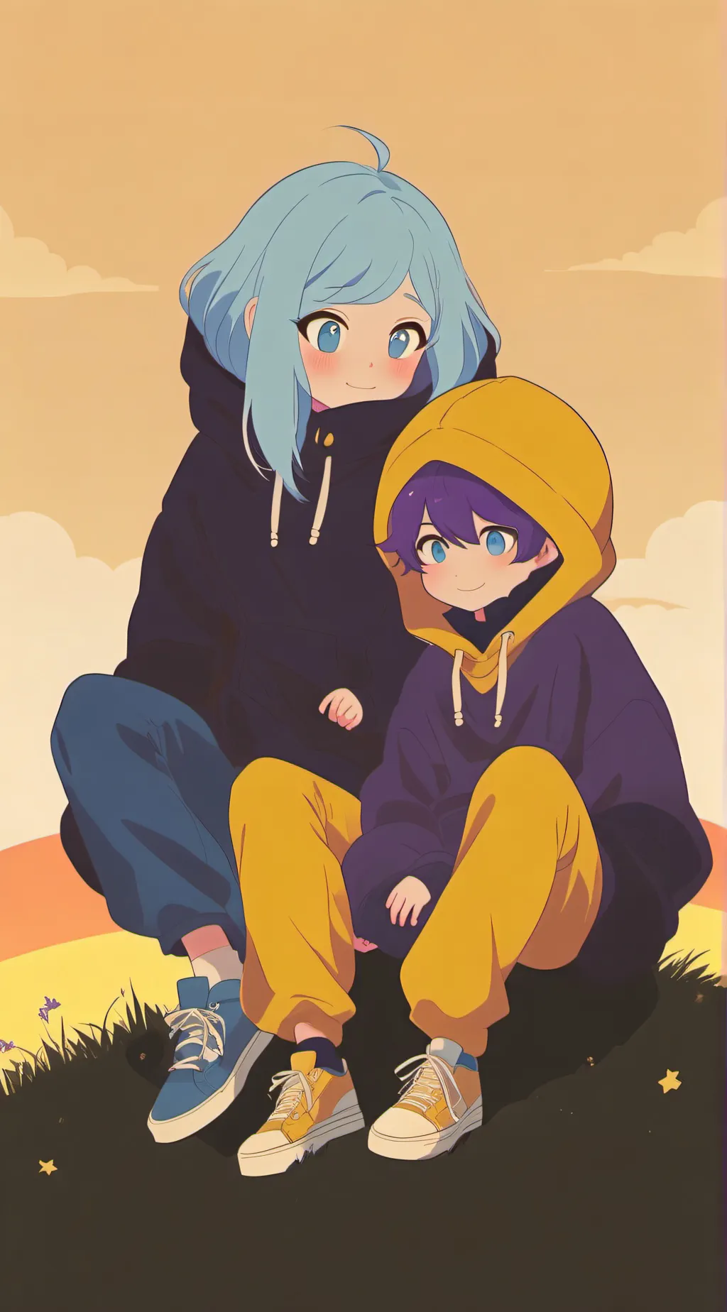 ai character: Lunar x Gemini  background