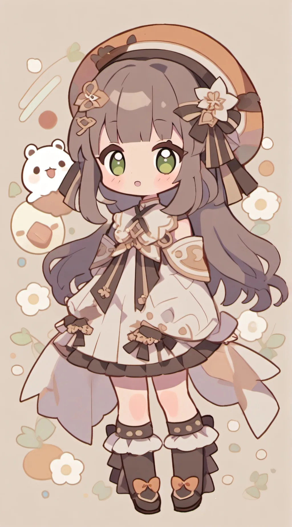 ai character: Nina  background