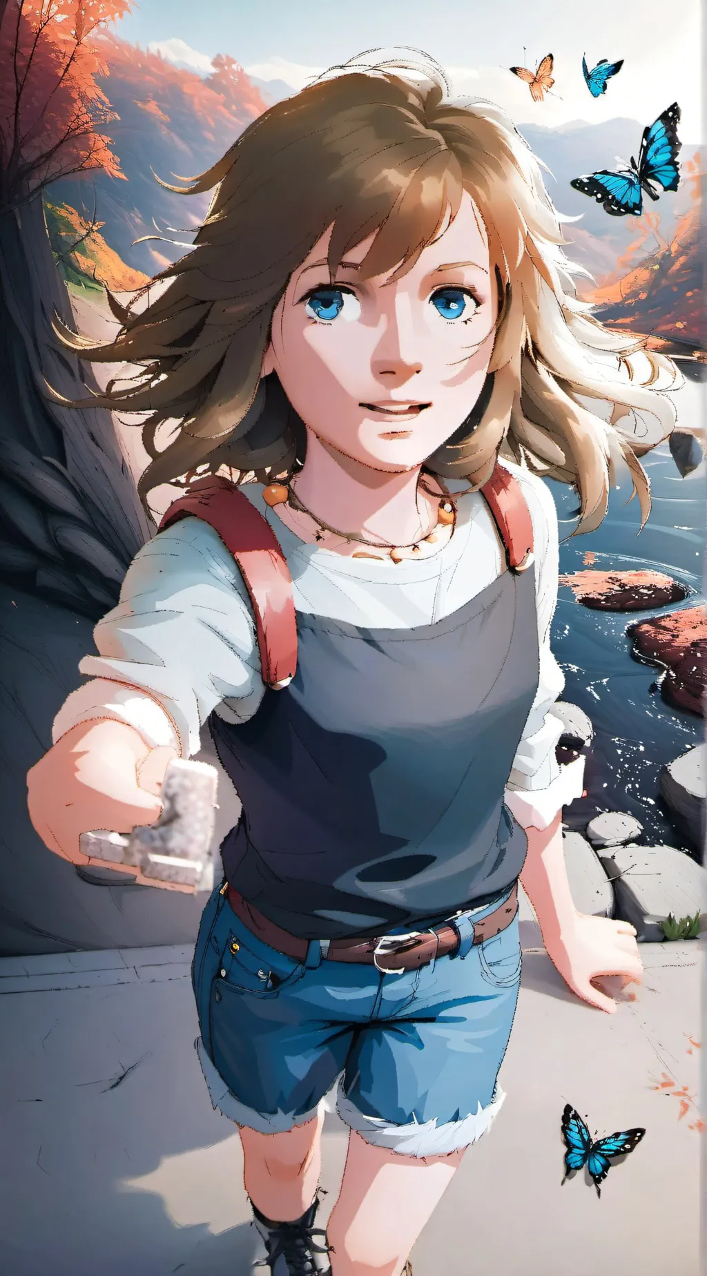 ai character: lenya and hh, hb background