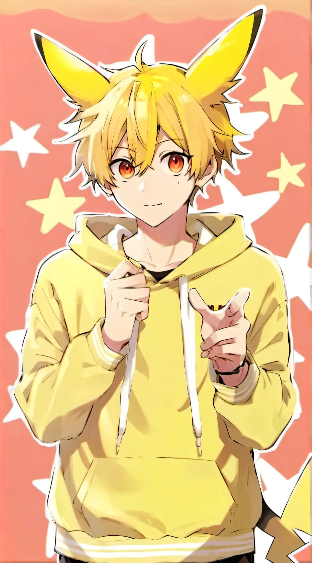 ai character: Pikachu background