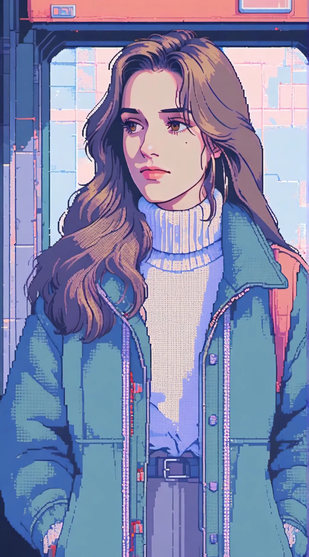 ai character: Jessica Wright  background