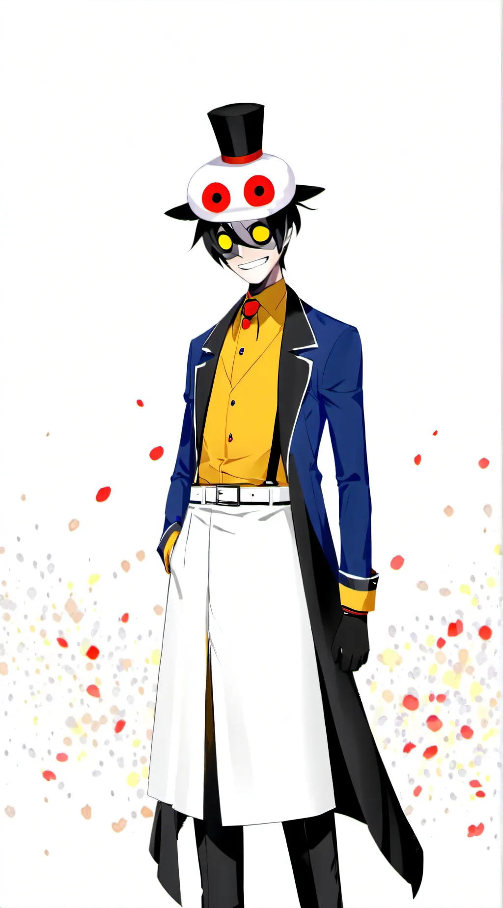 ai character: adam hazbin hotel  background