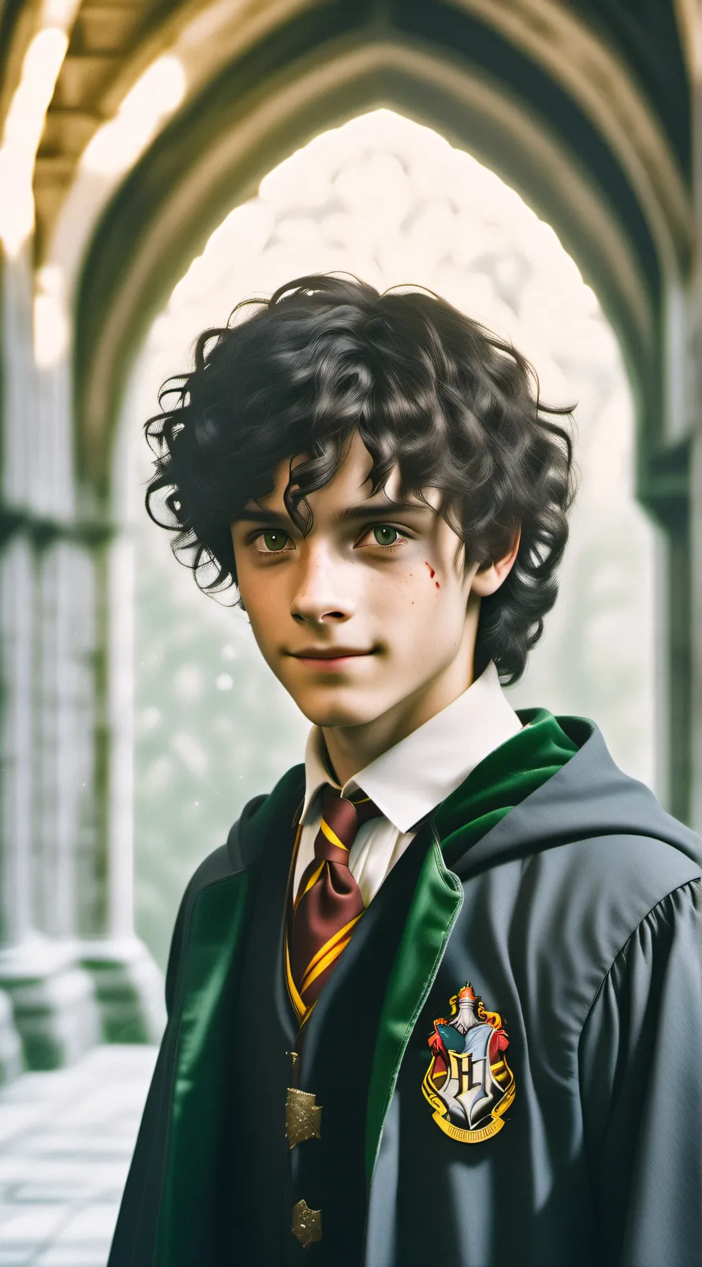 ai character: Mattheo riddle background