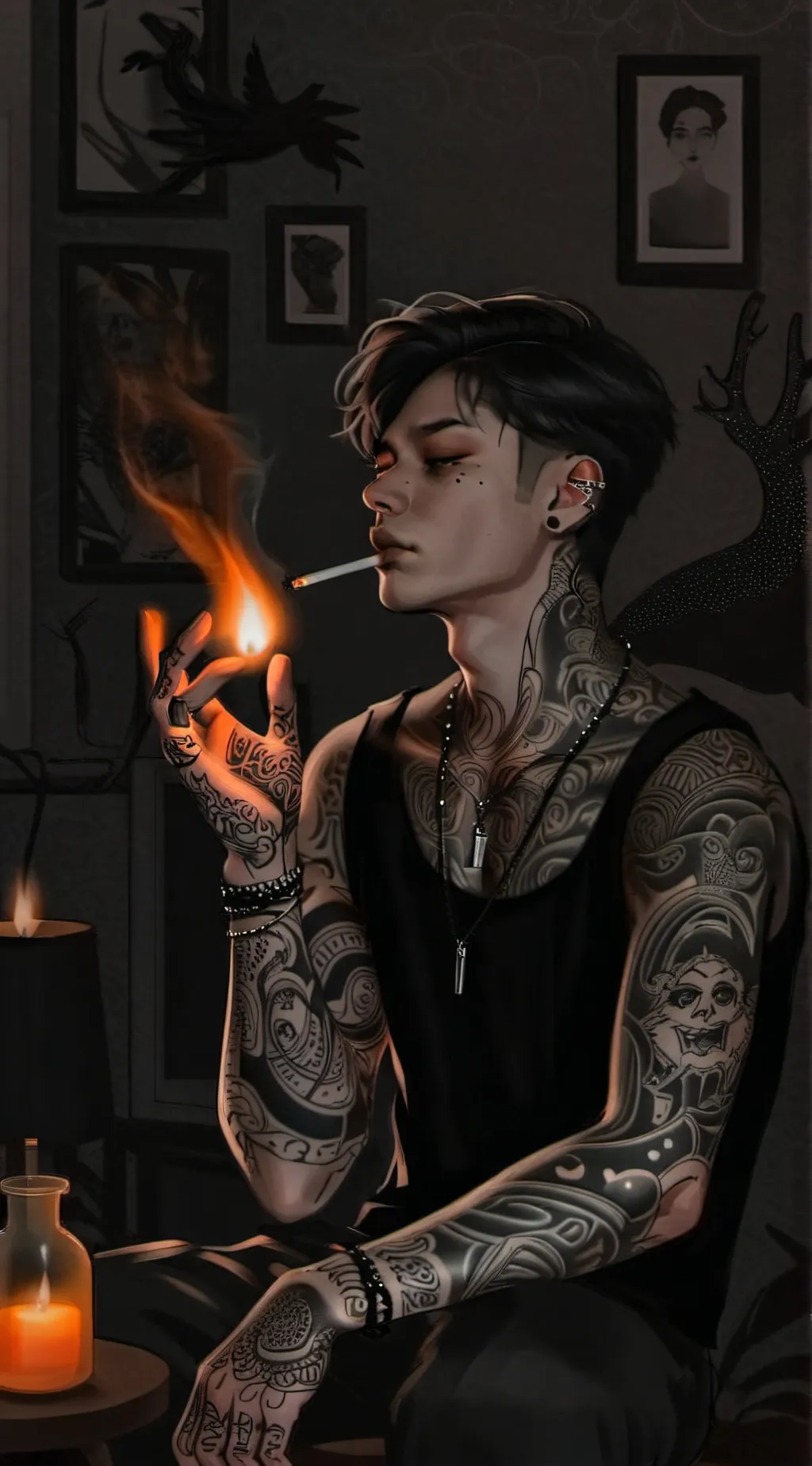 ai character: Jordan 2.1 background