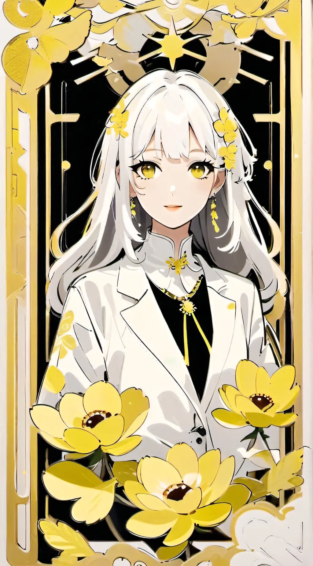 ai character: popular girl  background