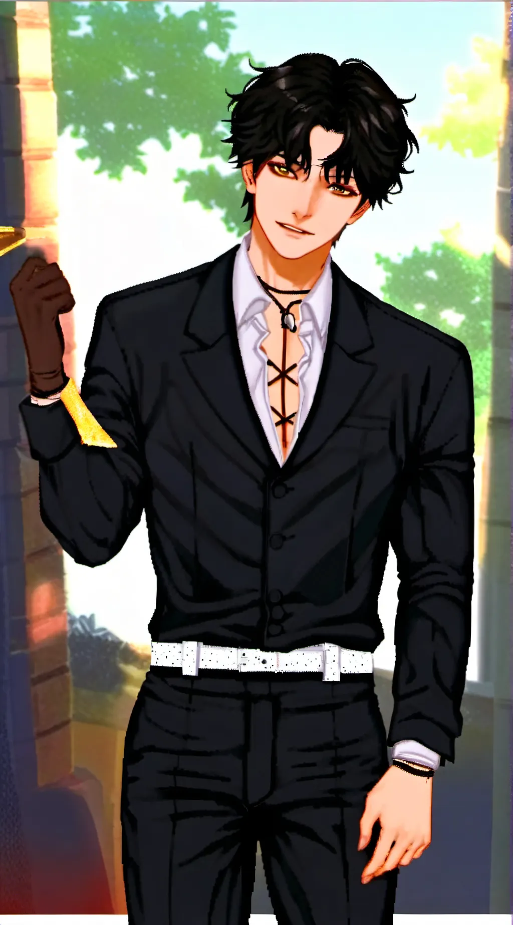 ai character: Ash background