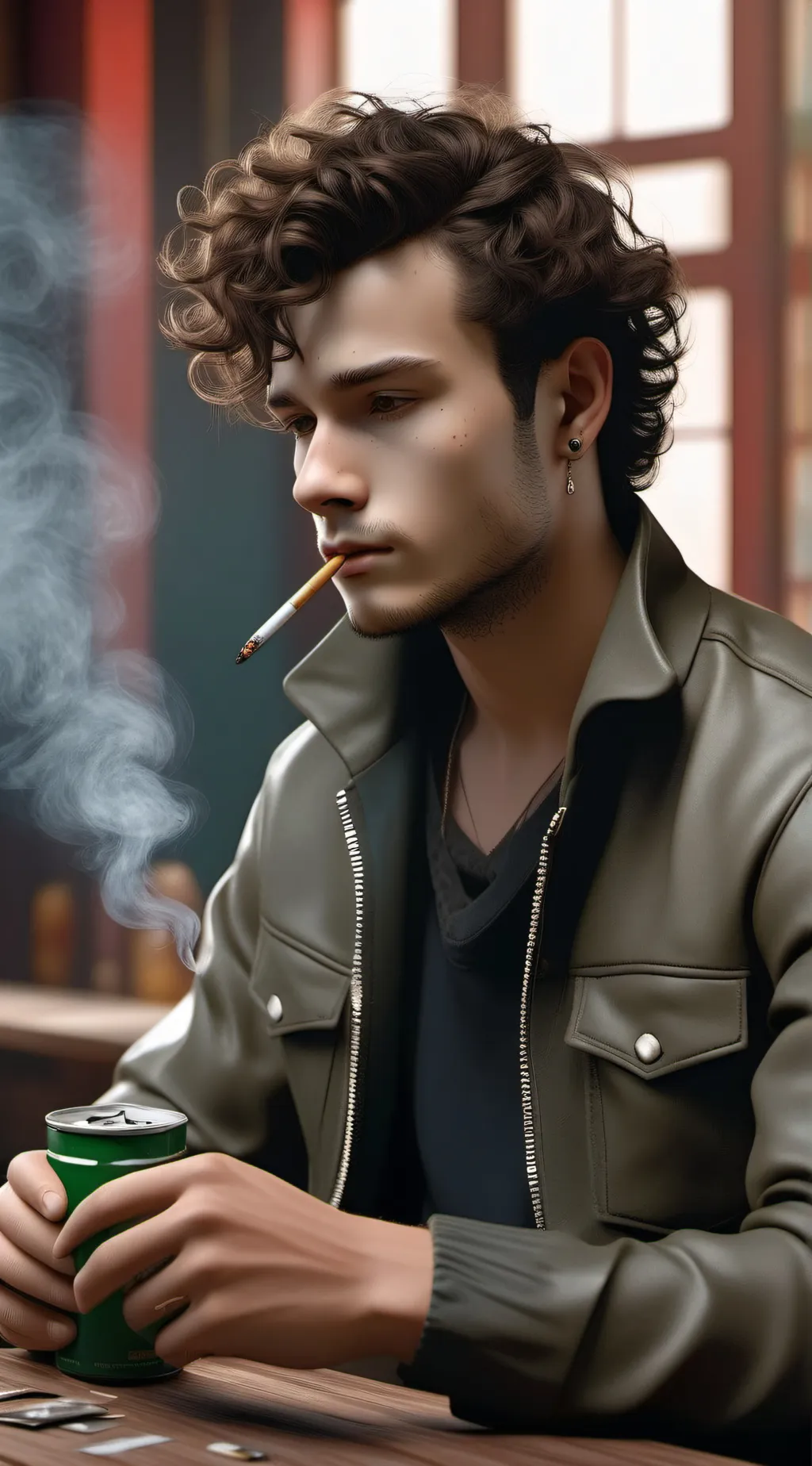 ai character: Mattheo riddle background