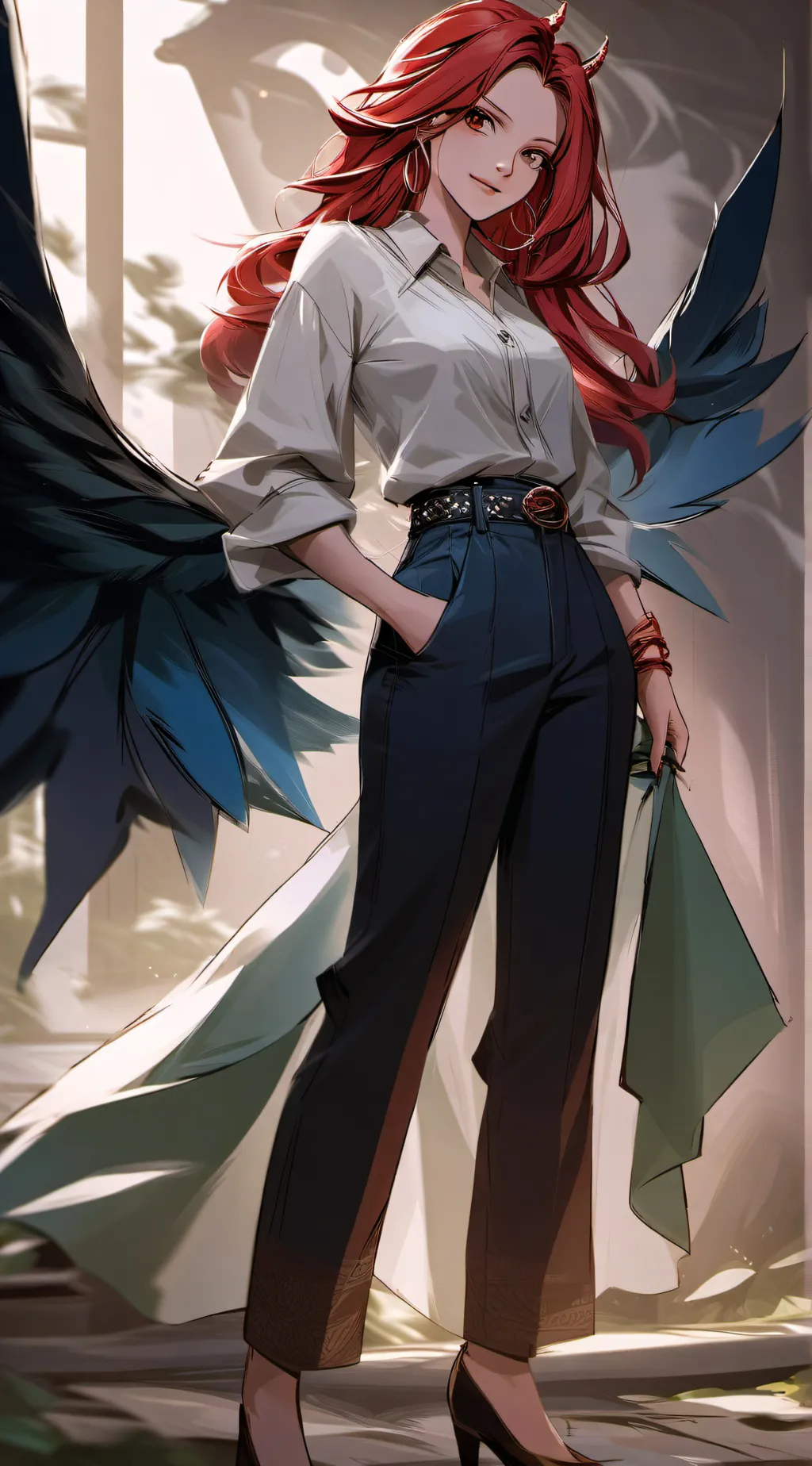 ai character: Sarah background