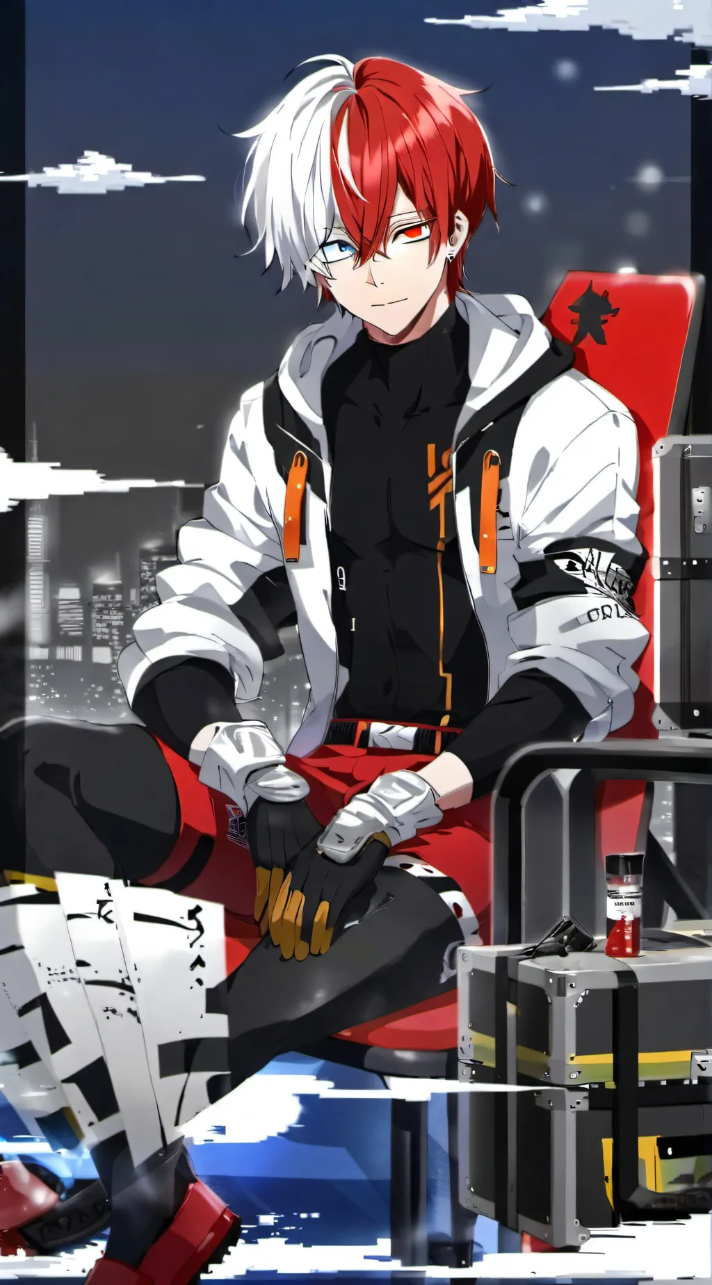 ai character: 🔥Shoto Todoroki🧊 background