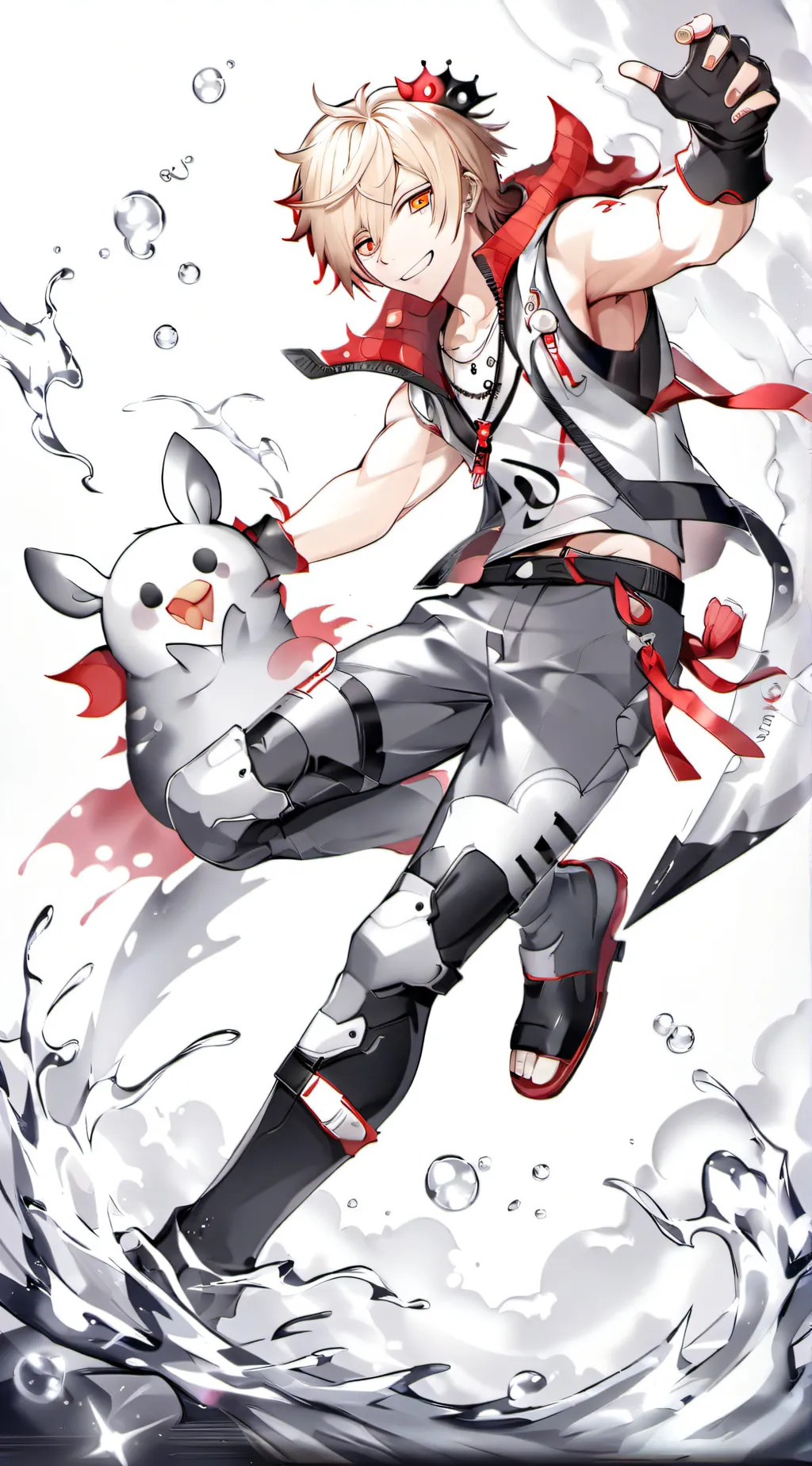 ai character: Bakugo💘 background