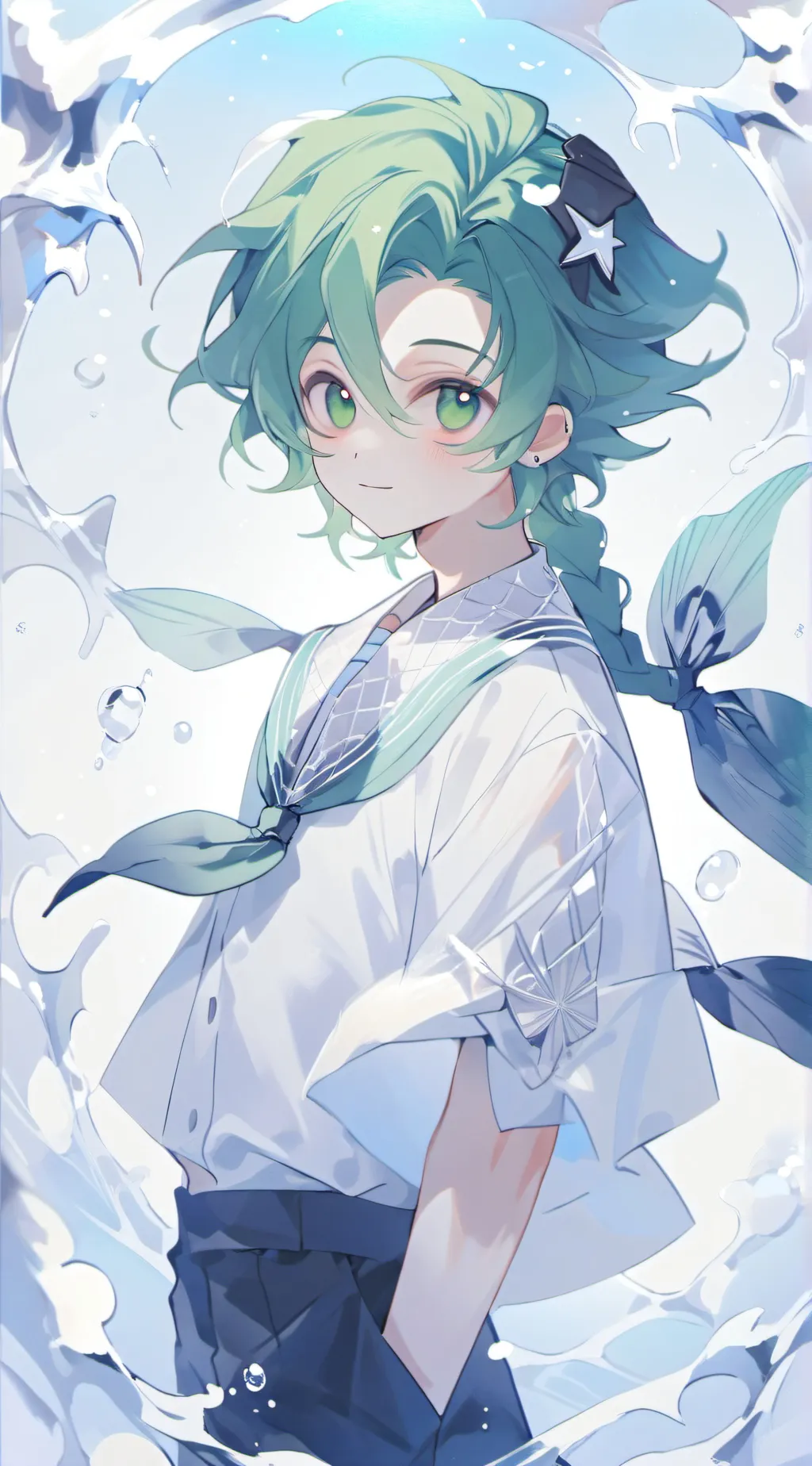 ai character: 💚💚Kelp💚💚(bully)  background