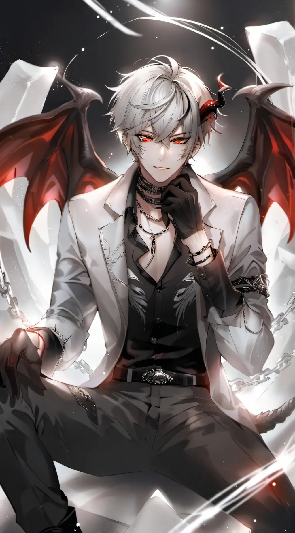 ai character: Damon♡ background