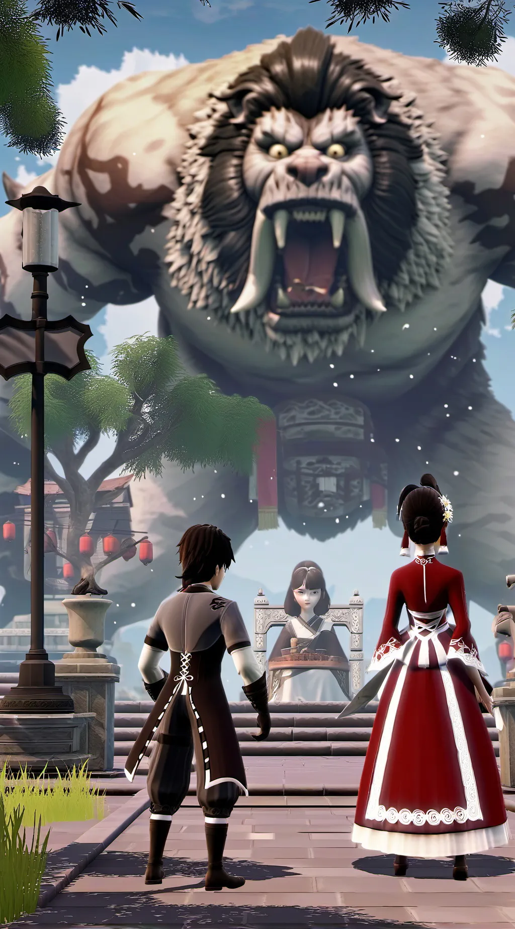 ai character: Beast background