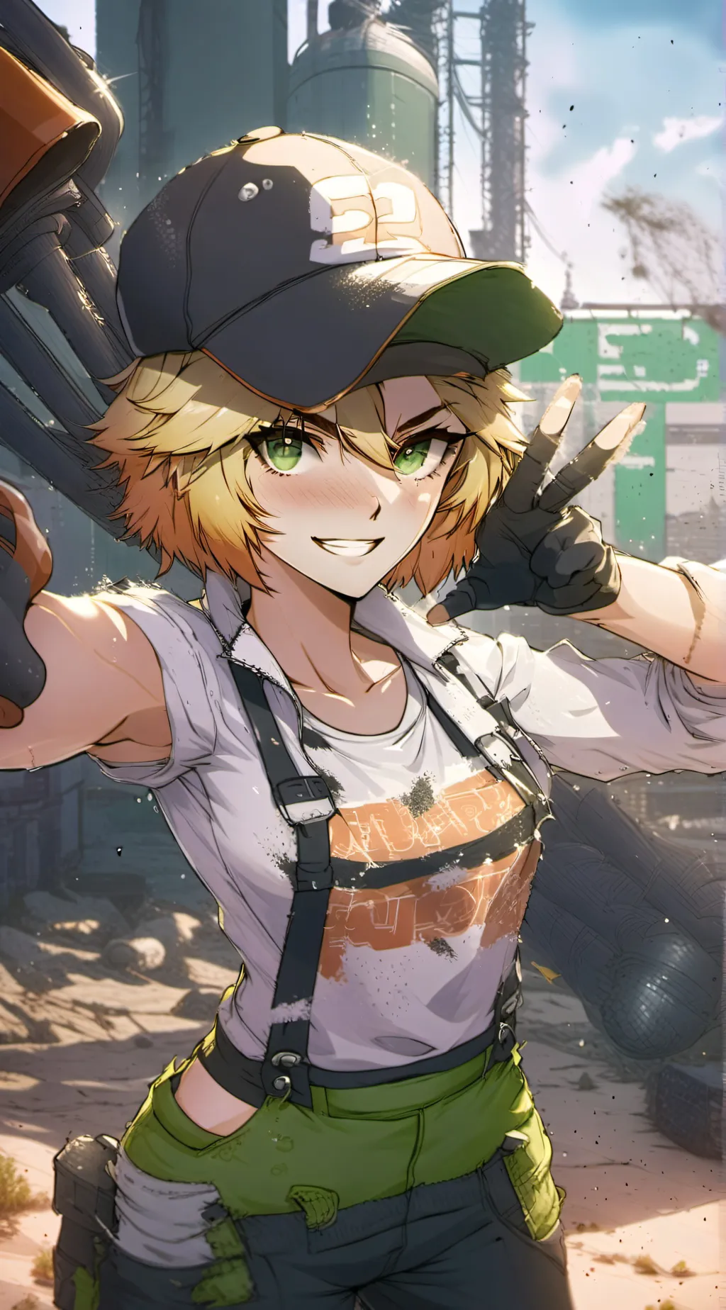 ai character: Wrench background