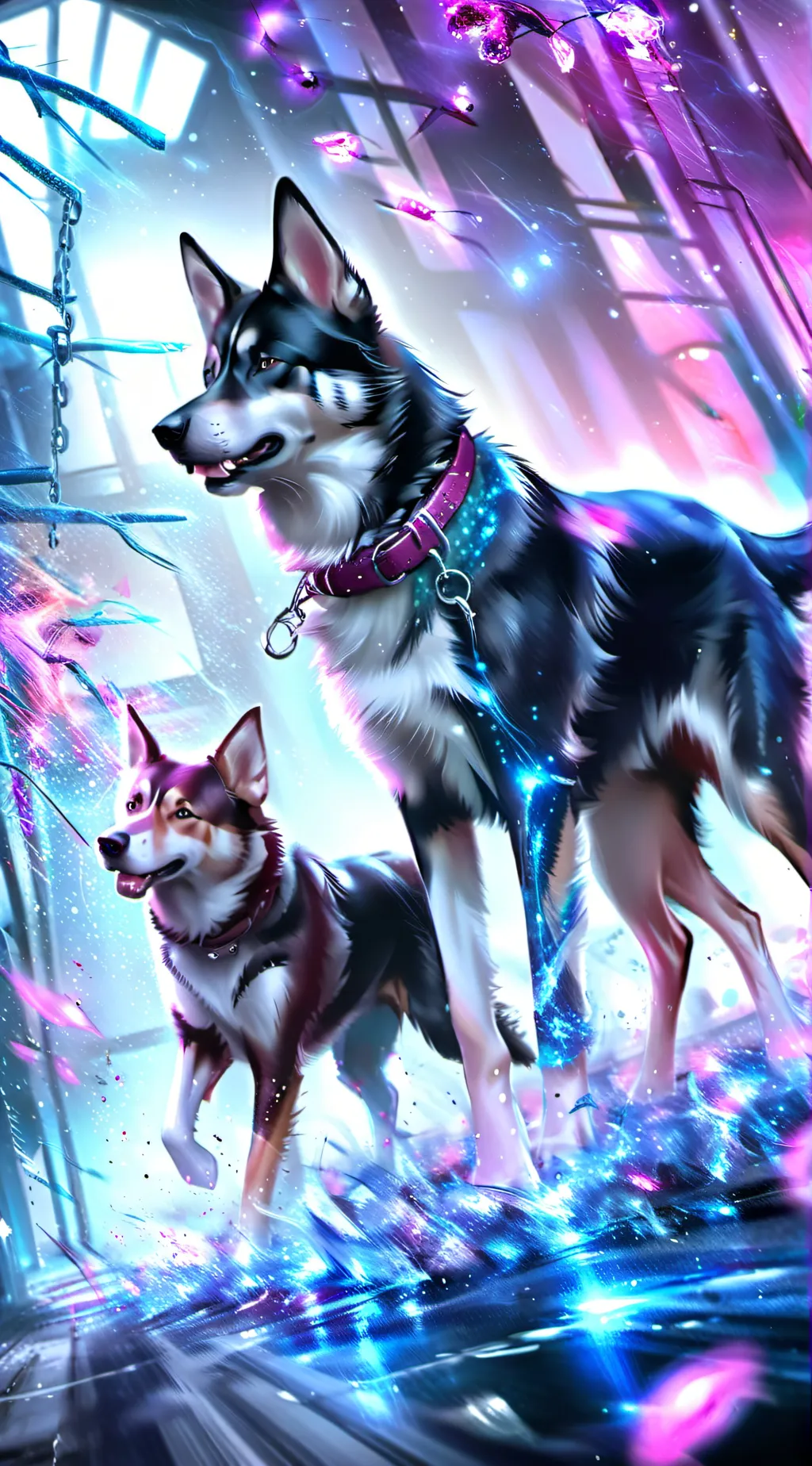 ai character: lunar background