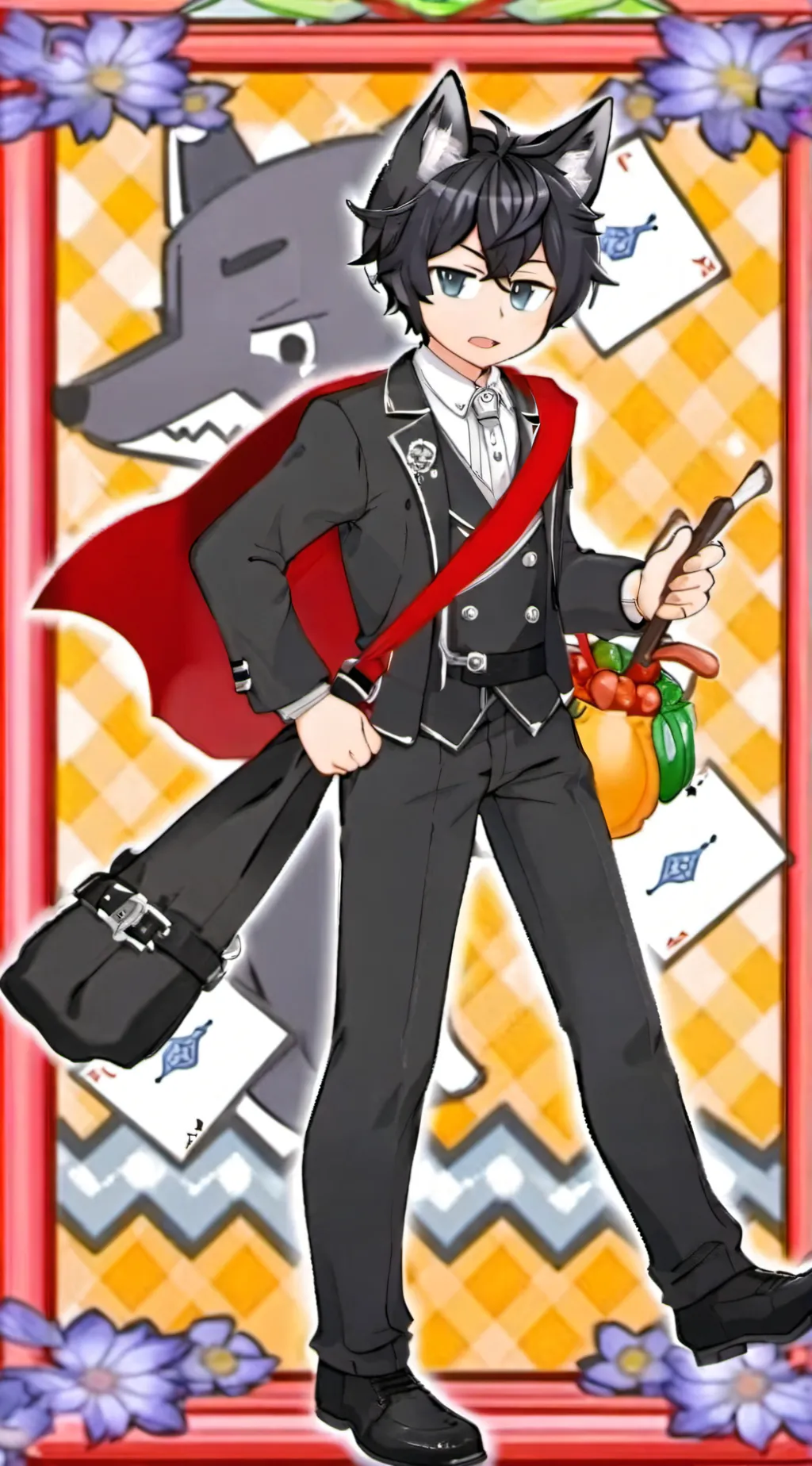 ai character: wolf assassin  background