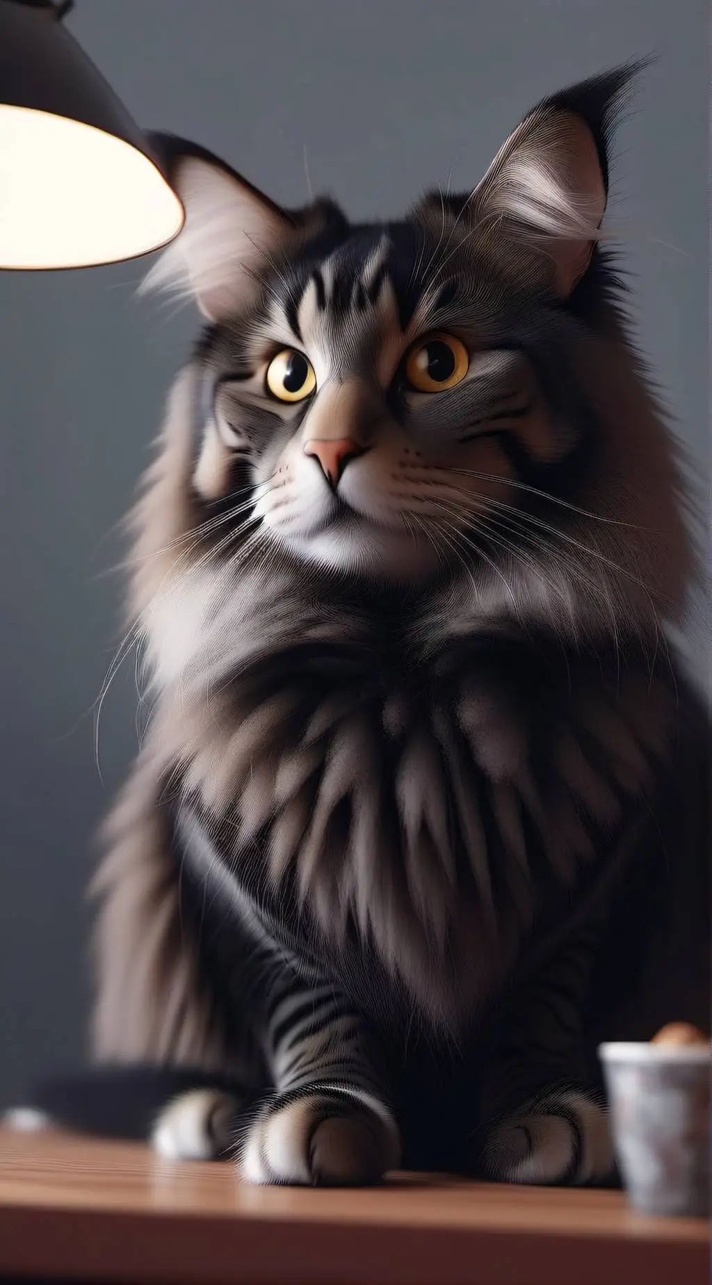 ai character: Mr cat background