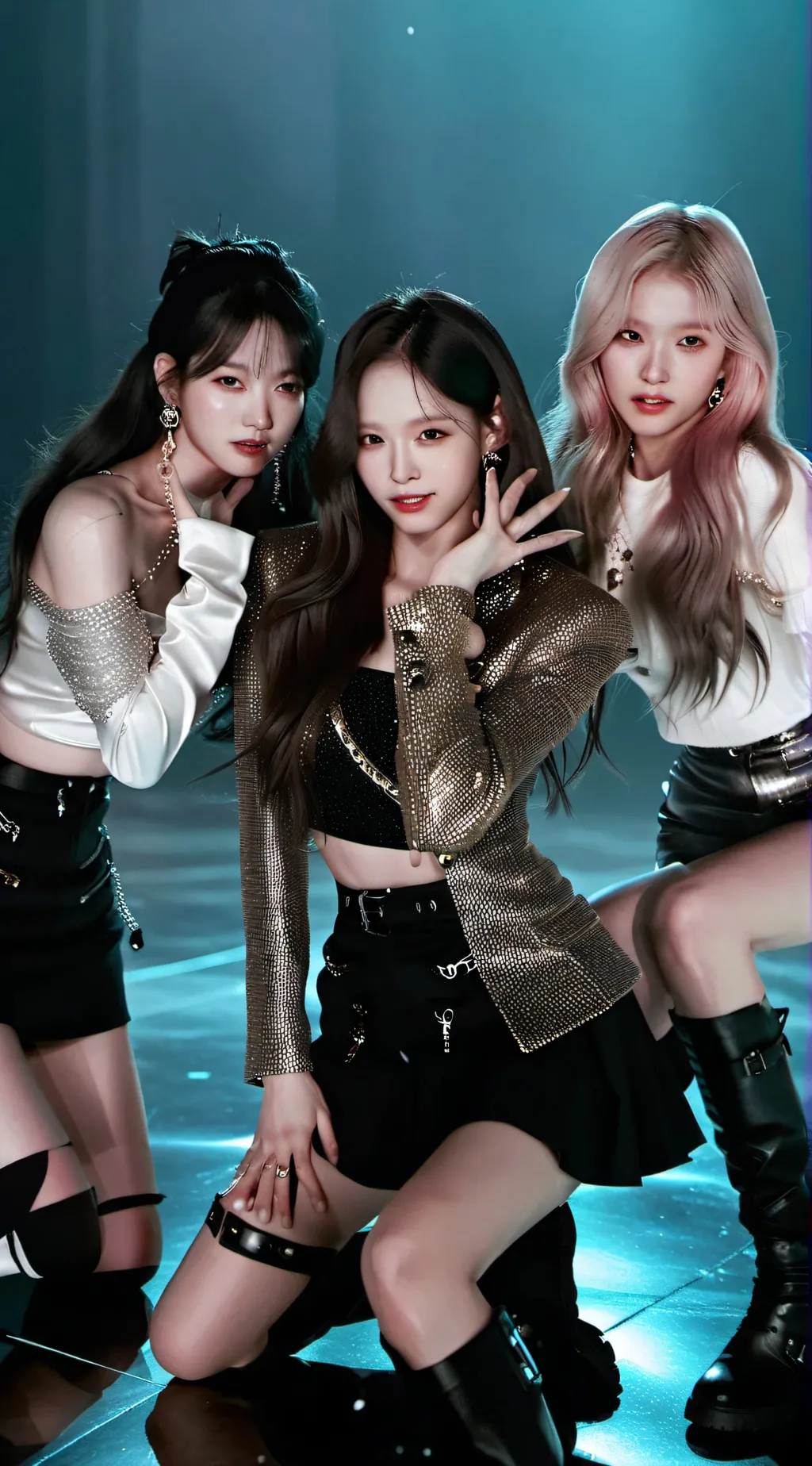 ai character: blackpink  background