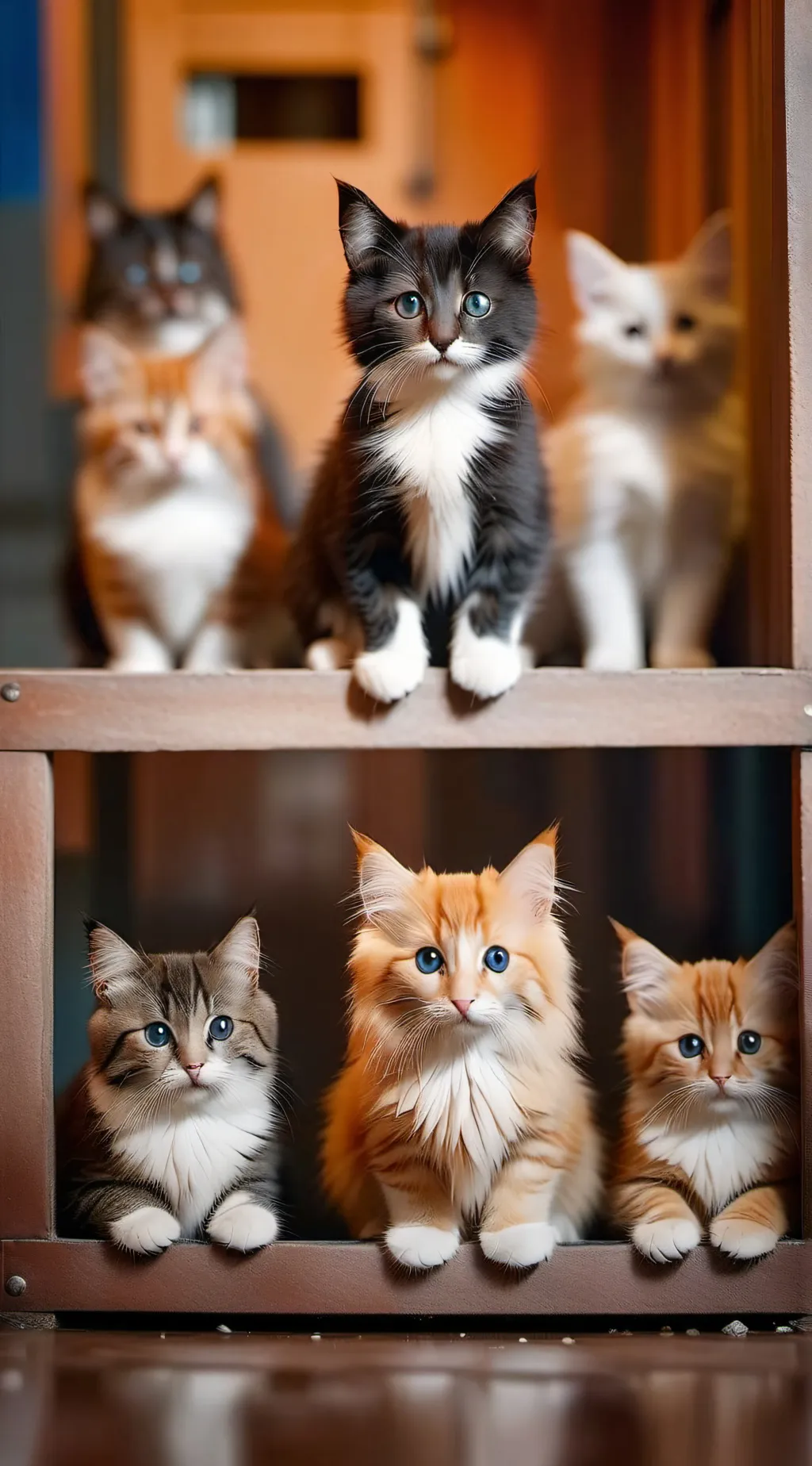 ai character: Cat background