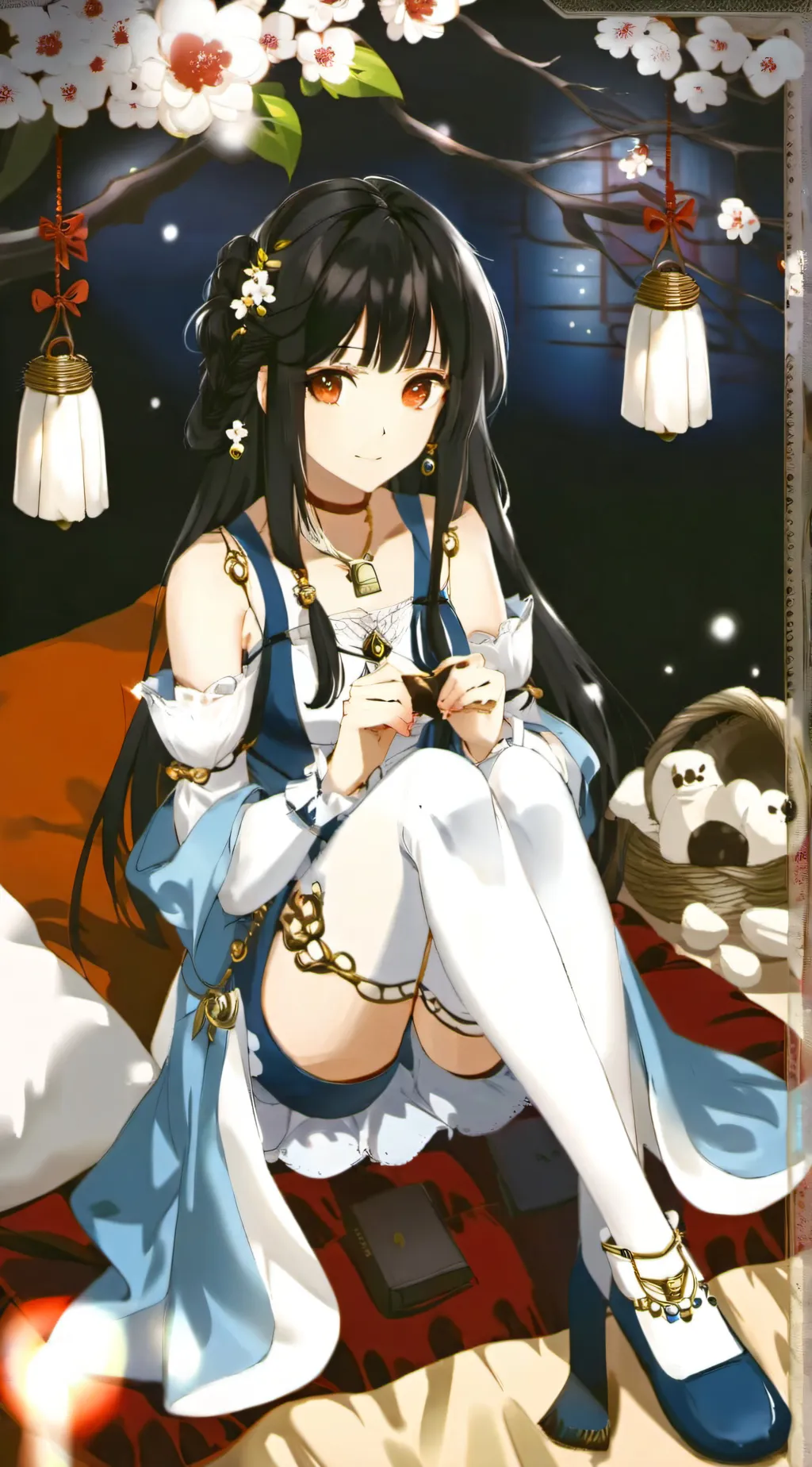 ai character: Lilly background