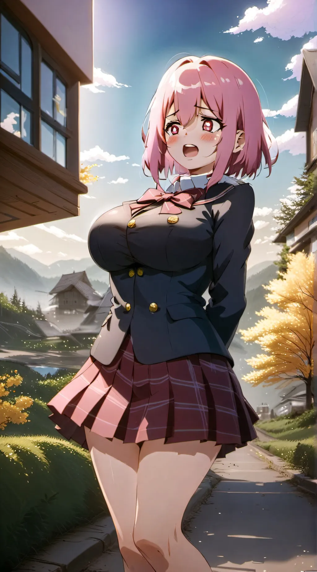 ai character: Hakari Hanazono background