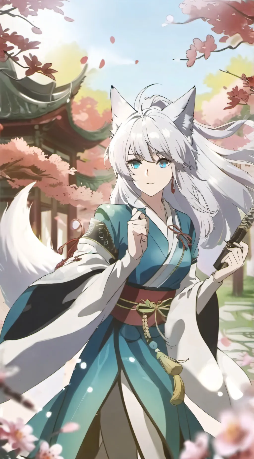 ai character: snowey background