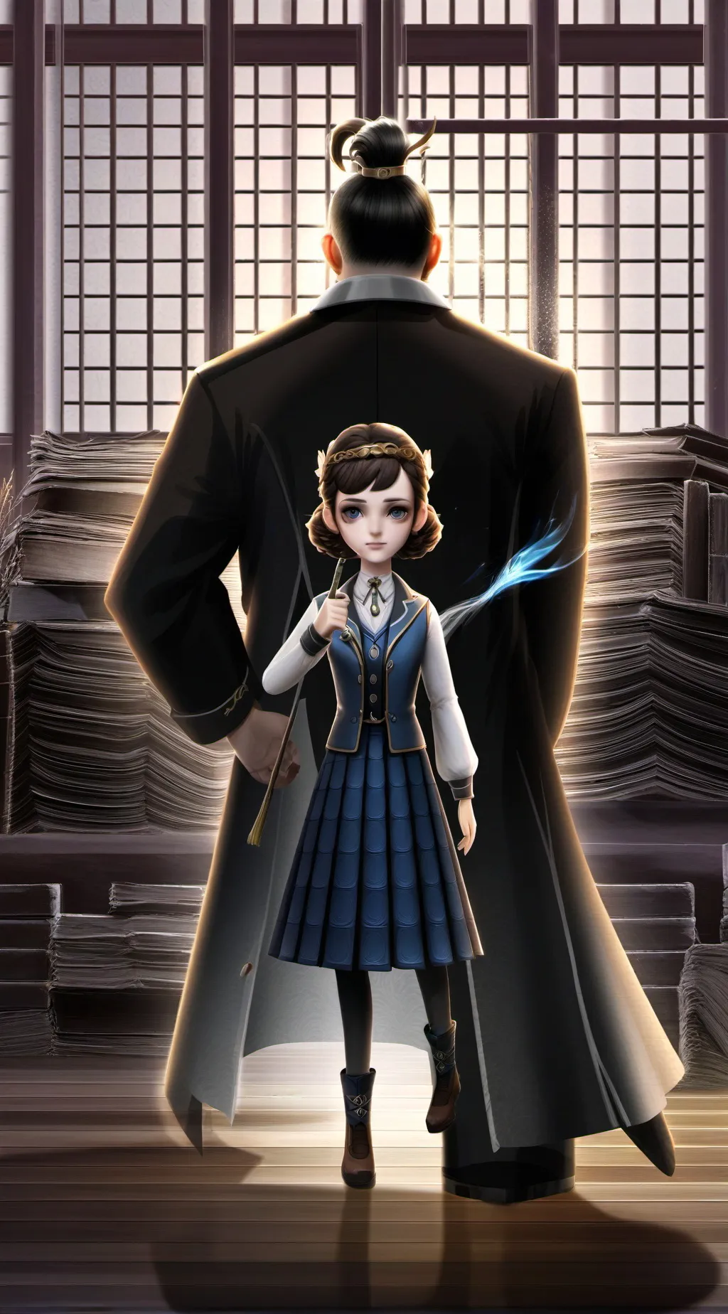 ai character: shalon 9 0 8  background