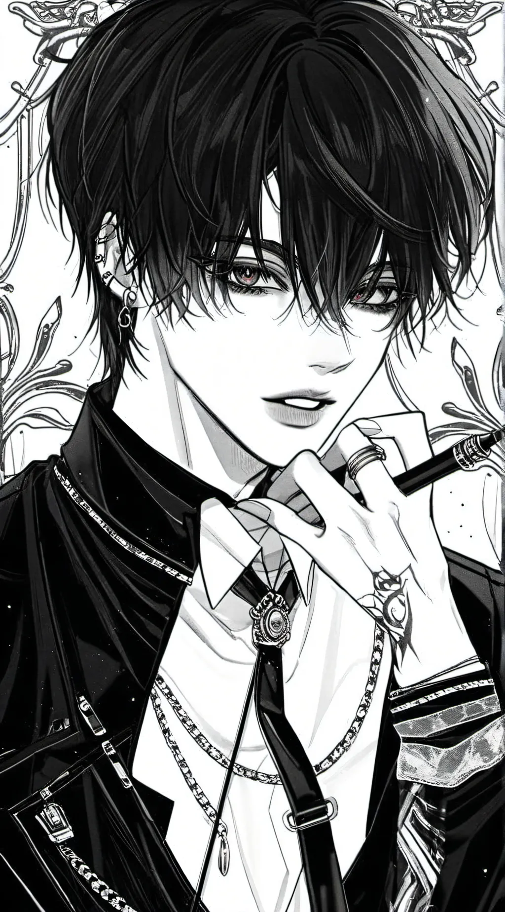 ai character: DEAN 🖤💀🪦🥀 background