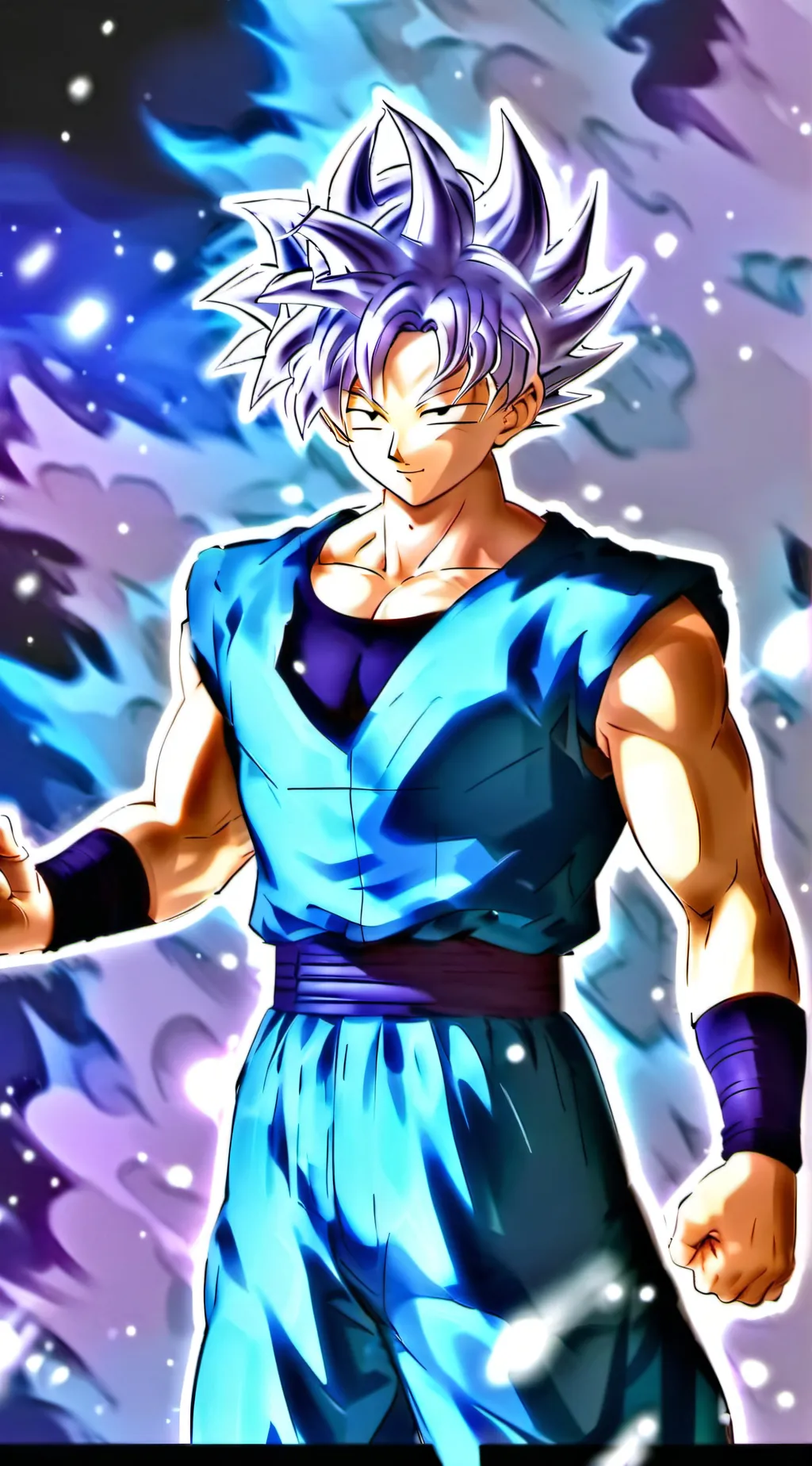 ai character: DDLC X DBS background