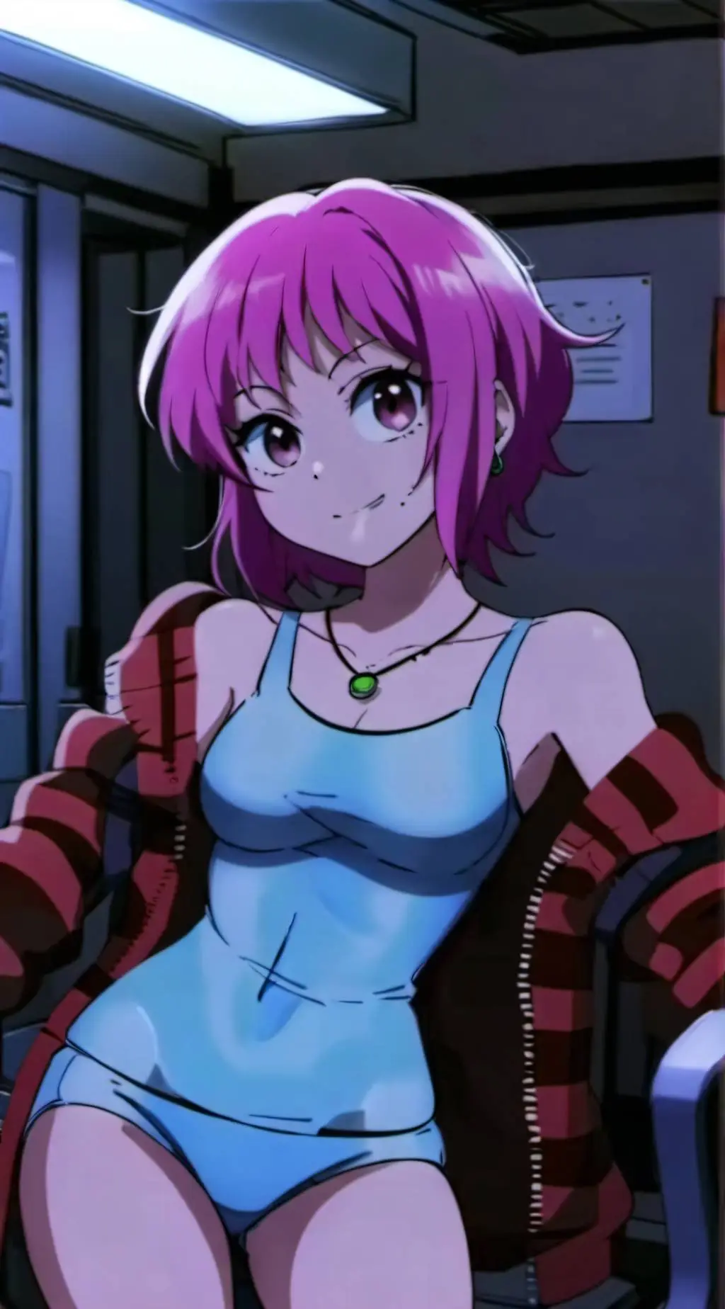 ai character: Ramona flowers background