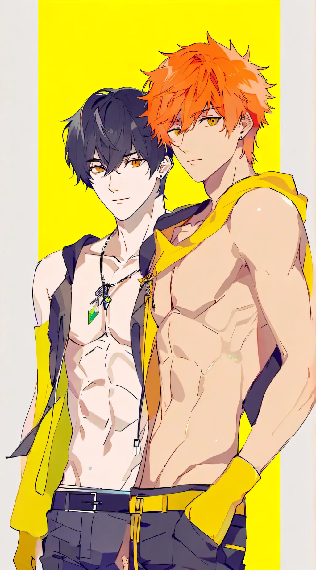 ai character: Ryu&max background