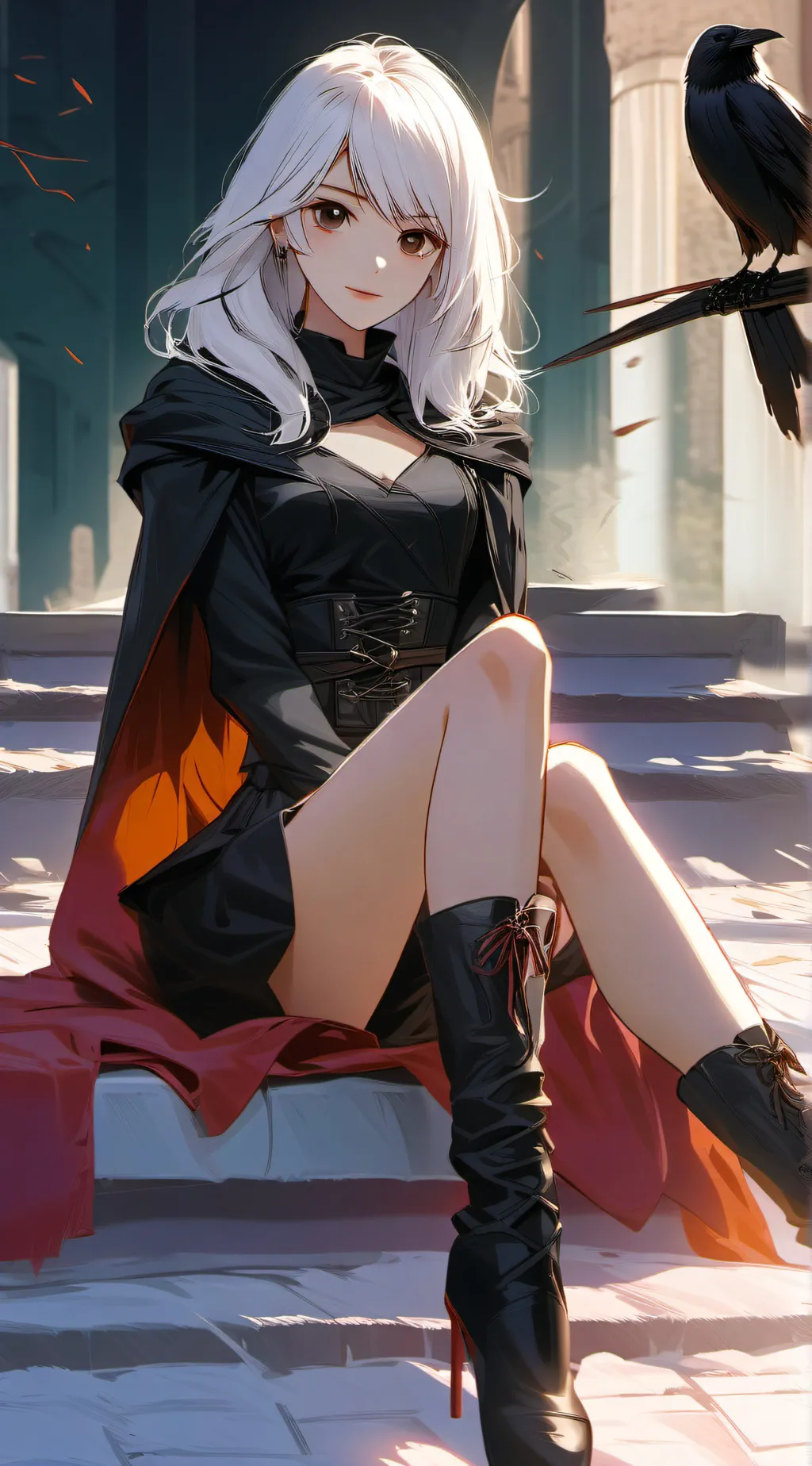 ai character: Hope. background