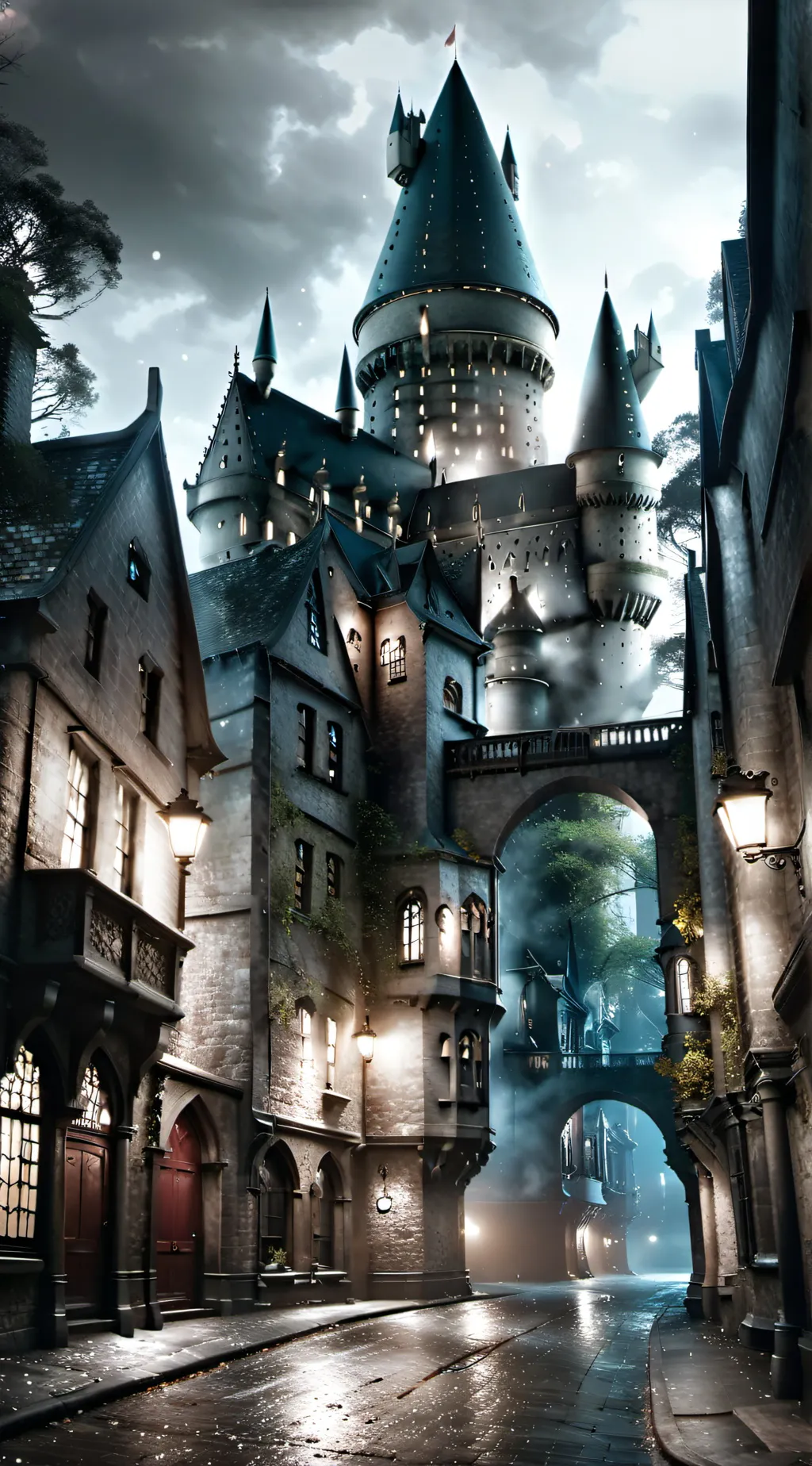 ai character: Hogwarts Murder background