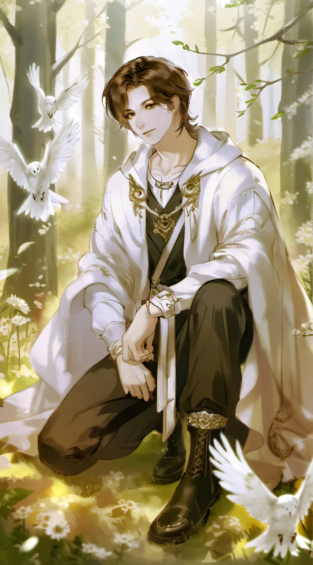 ai character: alpha N. zero background