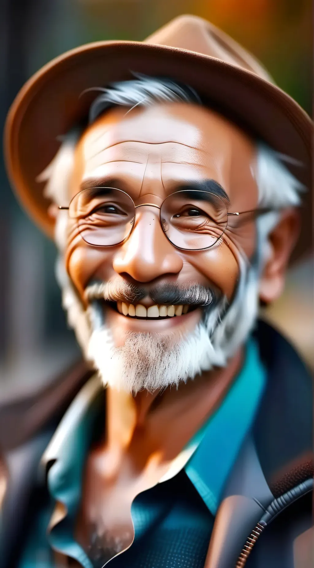 ai character: Gramps background