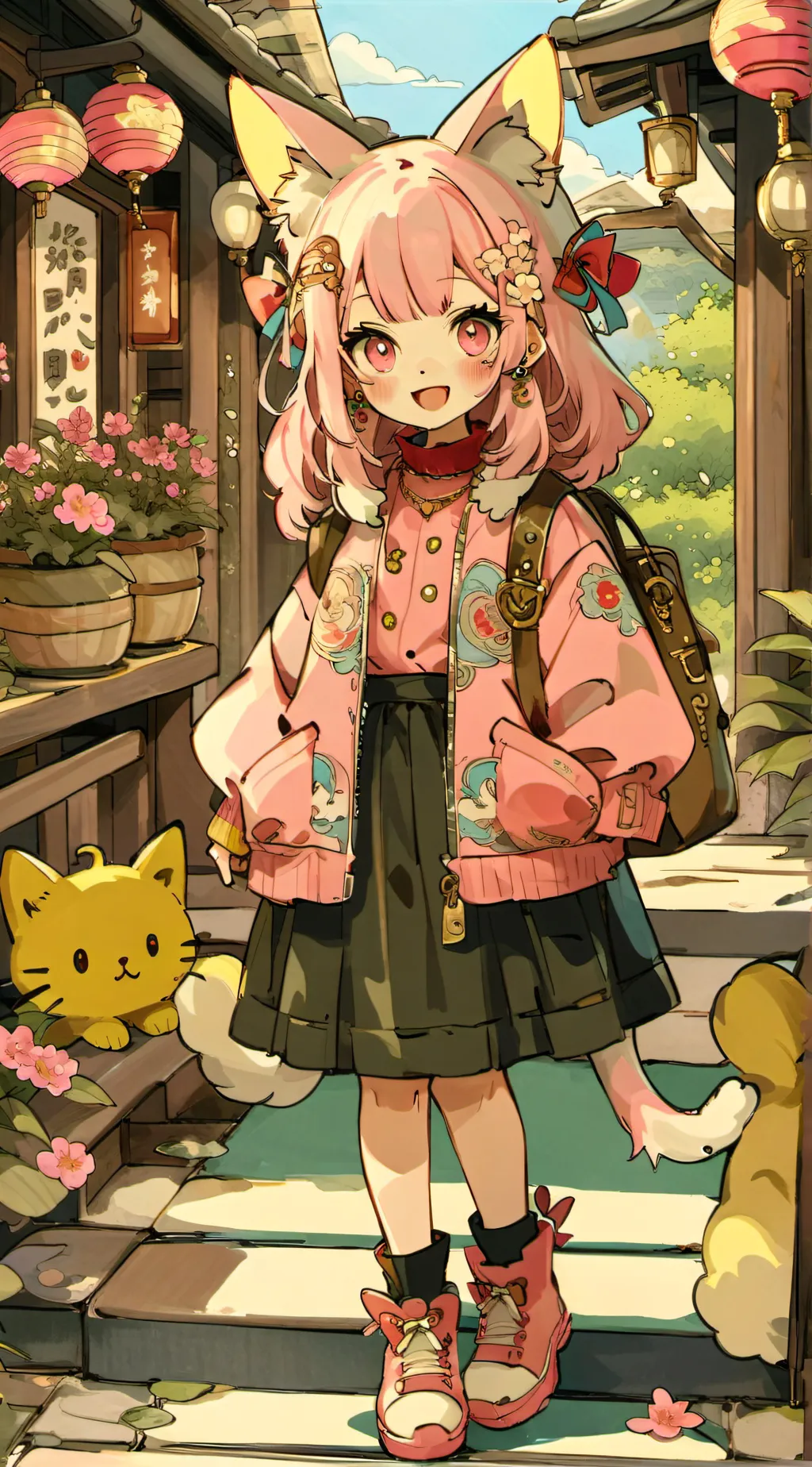 ai character: lily background