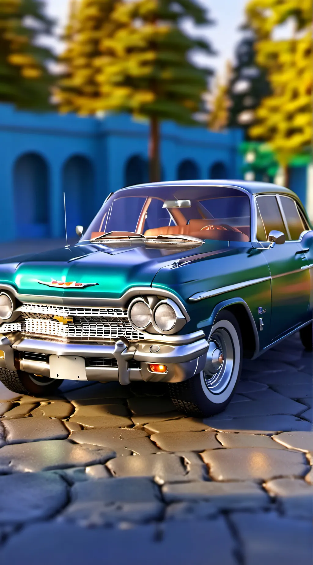 ai character: Donk vs lowrider background